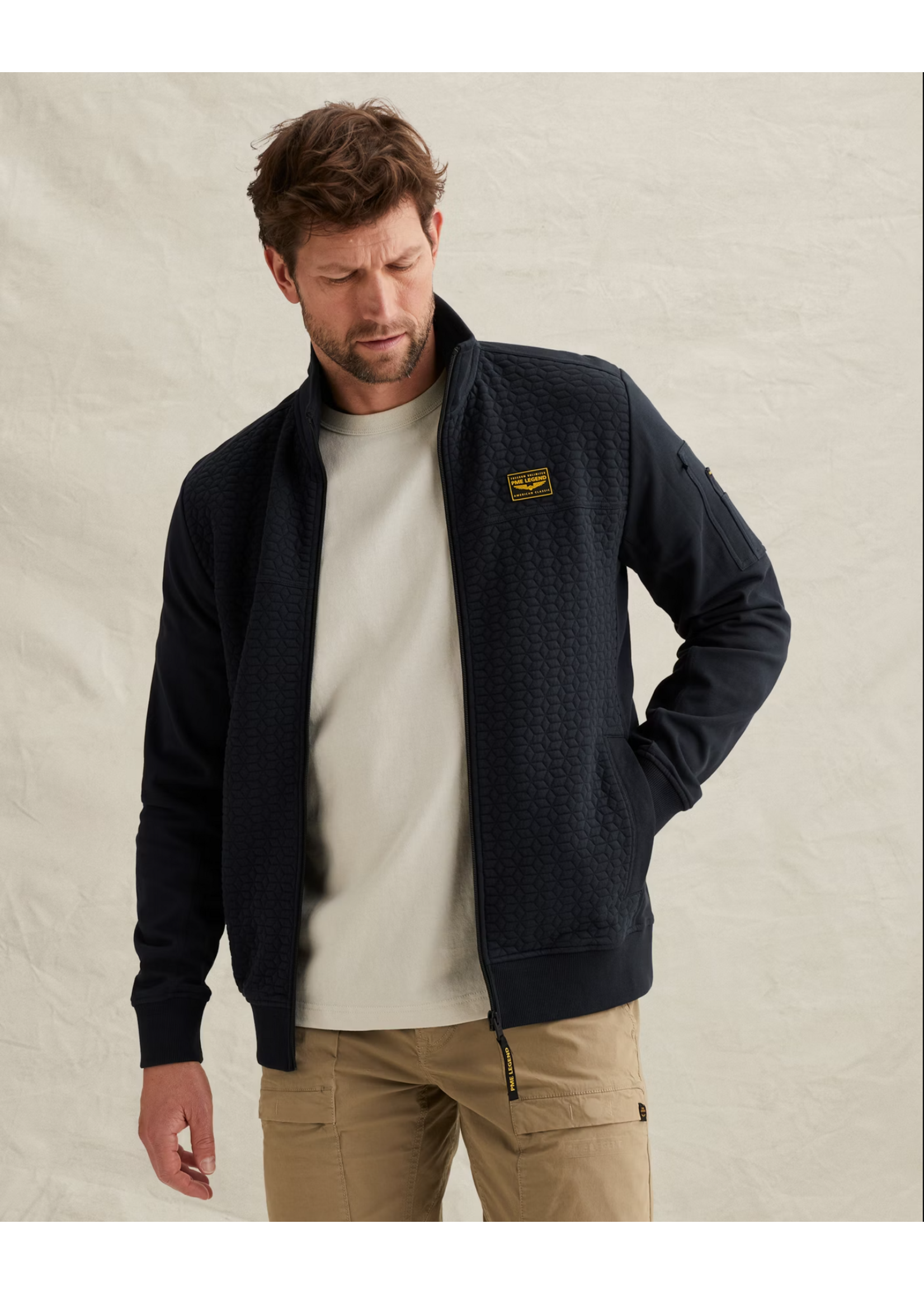 PME-Legend ZIP JACKET JACQAURD SALUTE PSW2602475-5281