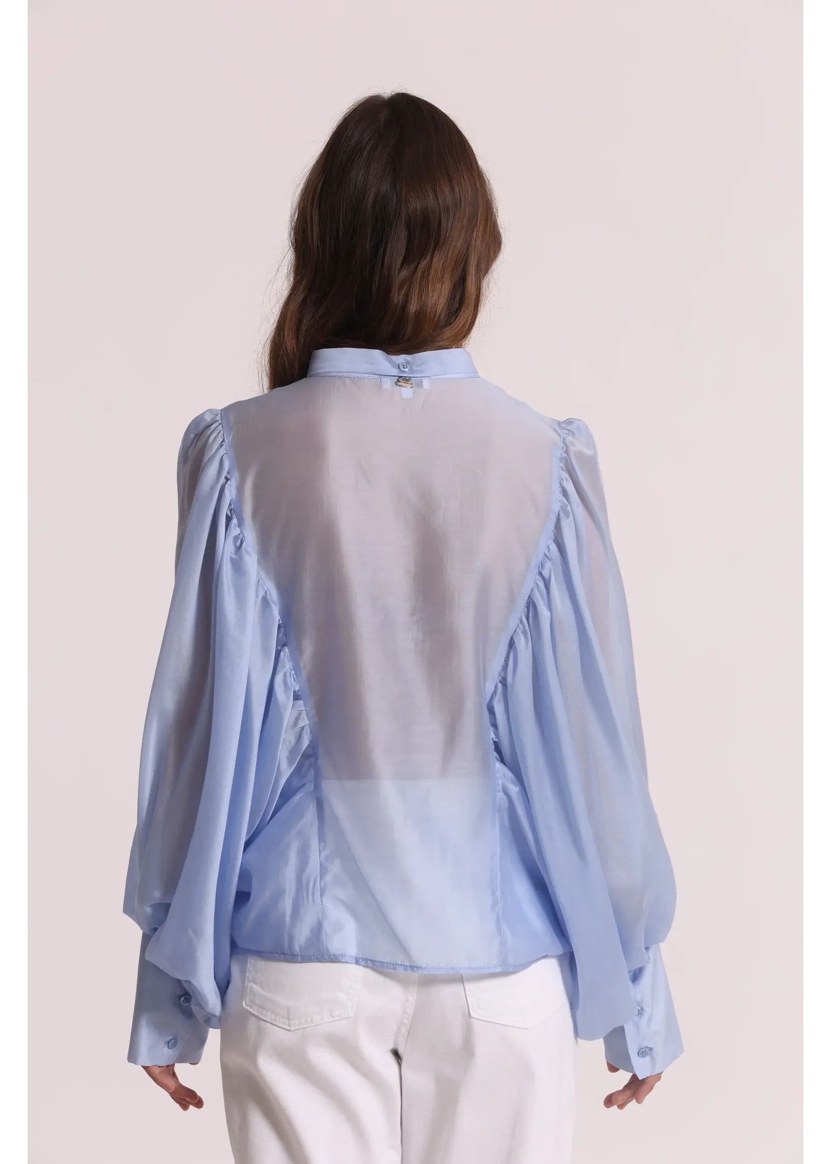 MIMI MUA BLOUSE LUNGHE CELESTE MSAO-1997