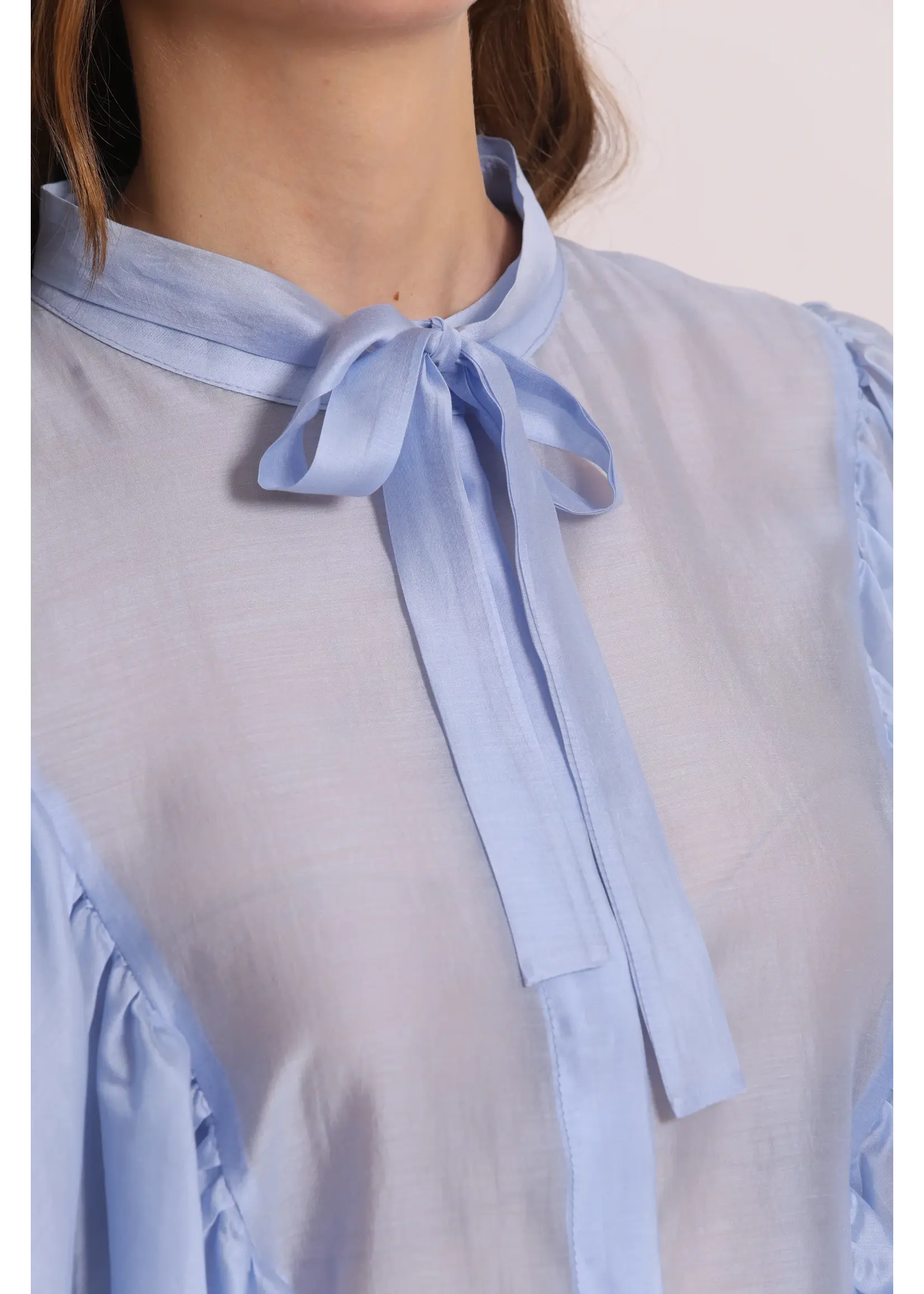 MIMI MUA BLOUSE LUNGHE CELESTE MSAO-1997