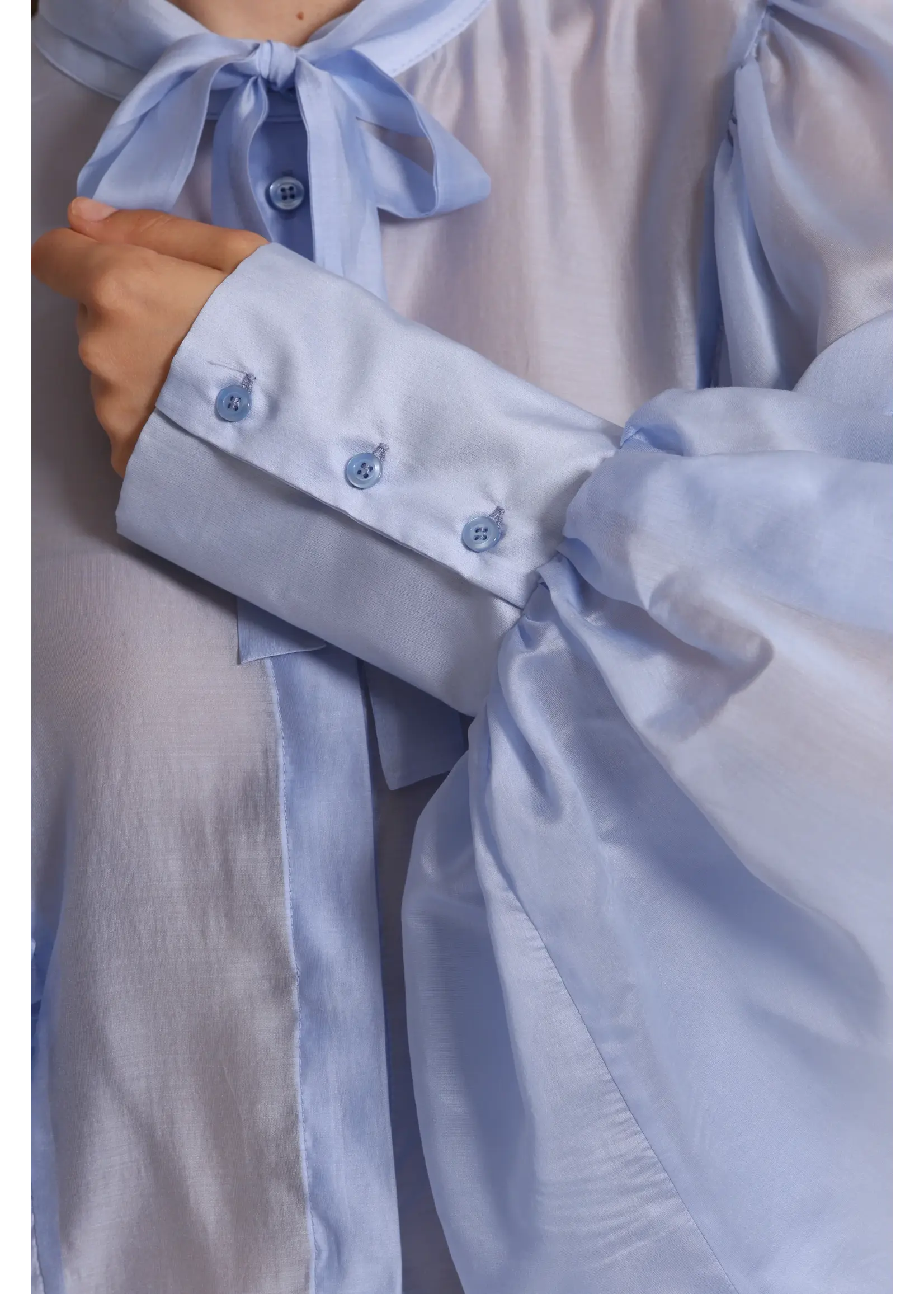 MIMI MUA BLOUSE LUNGHE CELESTE MSAO-1997