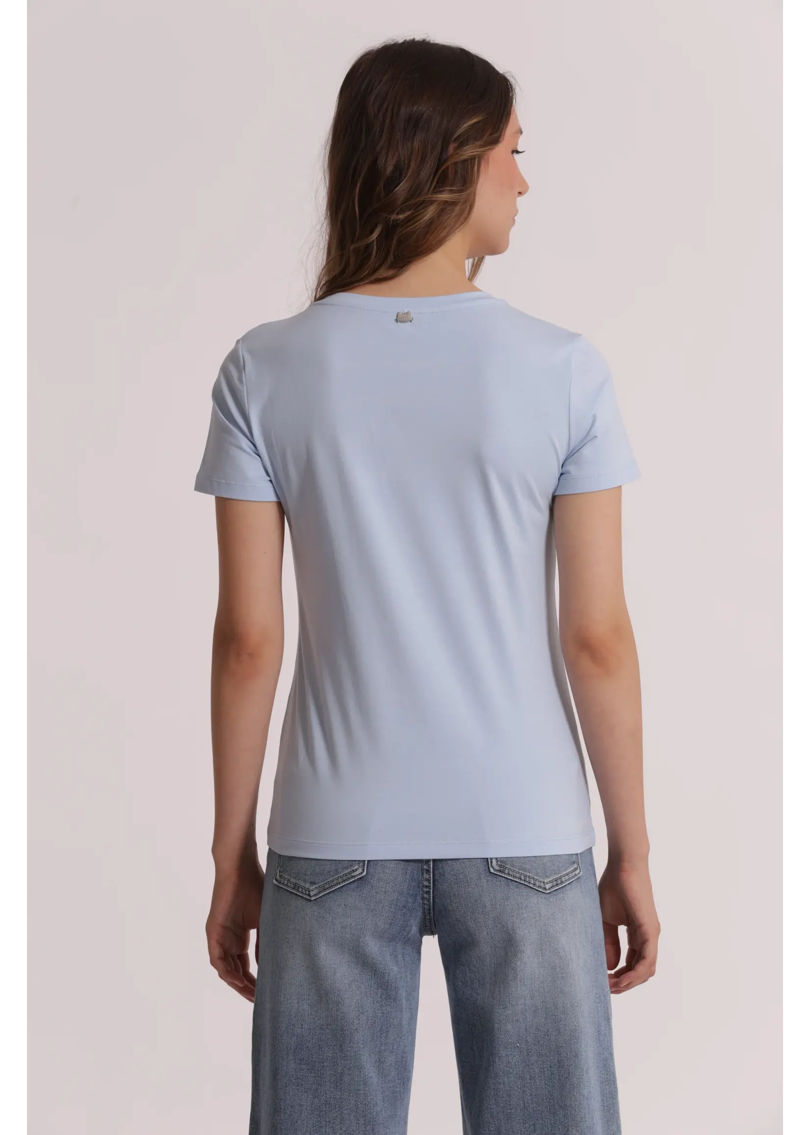 MIMI MUA TSHIRT LIGHT BLUE SFAO-1952
