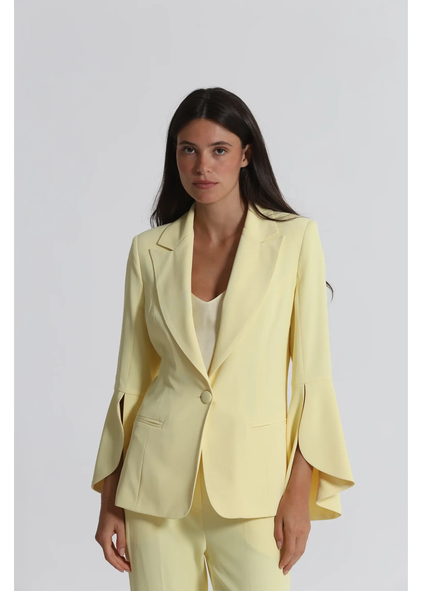 MIMI MUA BLAZER WIDE SLEEVE YELLOW ESAO-6647