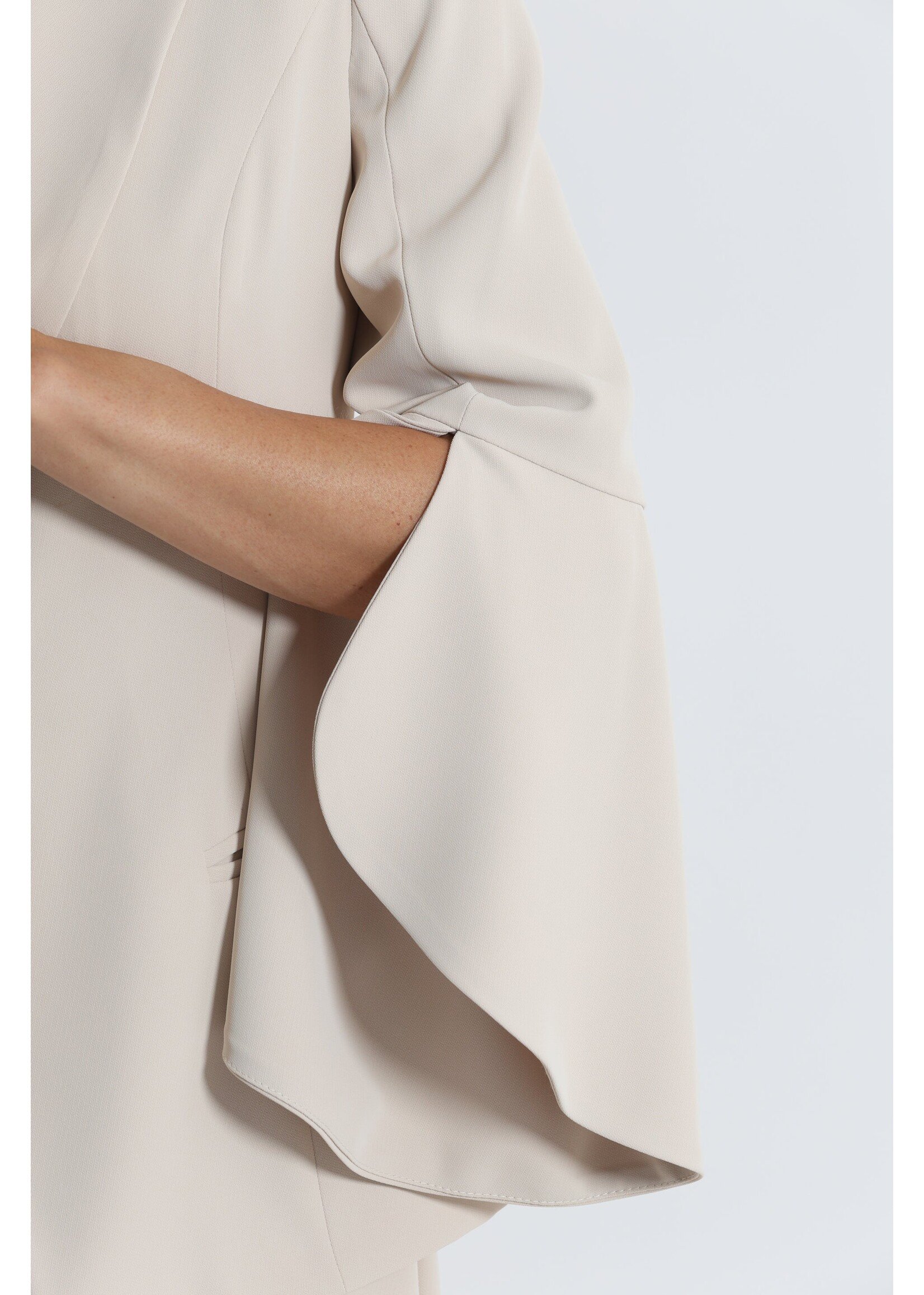 MIMI MUA BLAZER WIDE SLEEVE BEIGE ESAO-6647