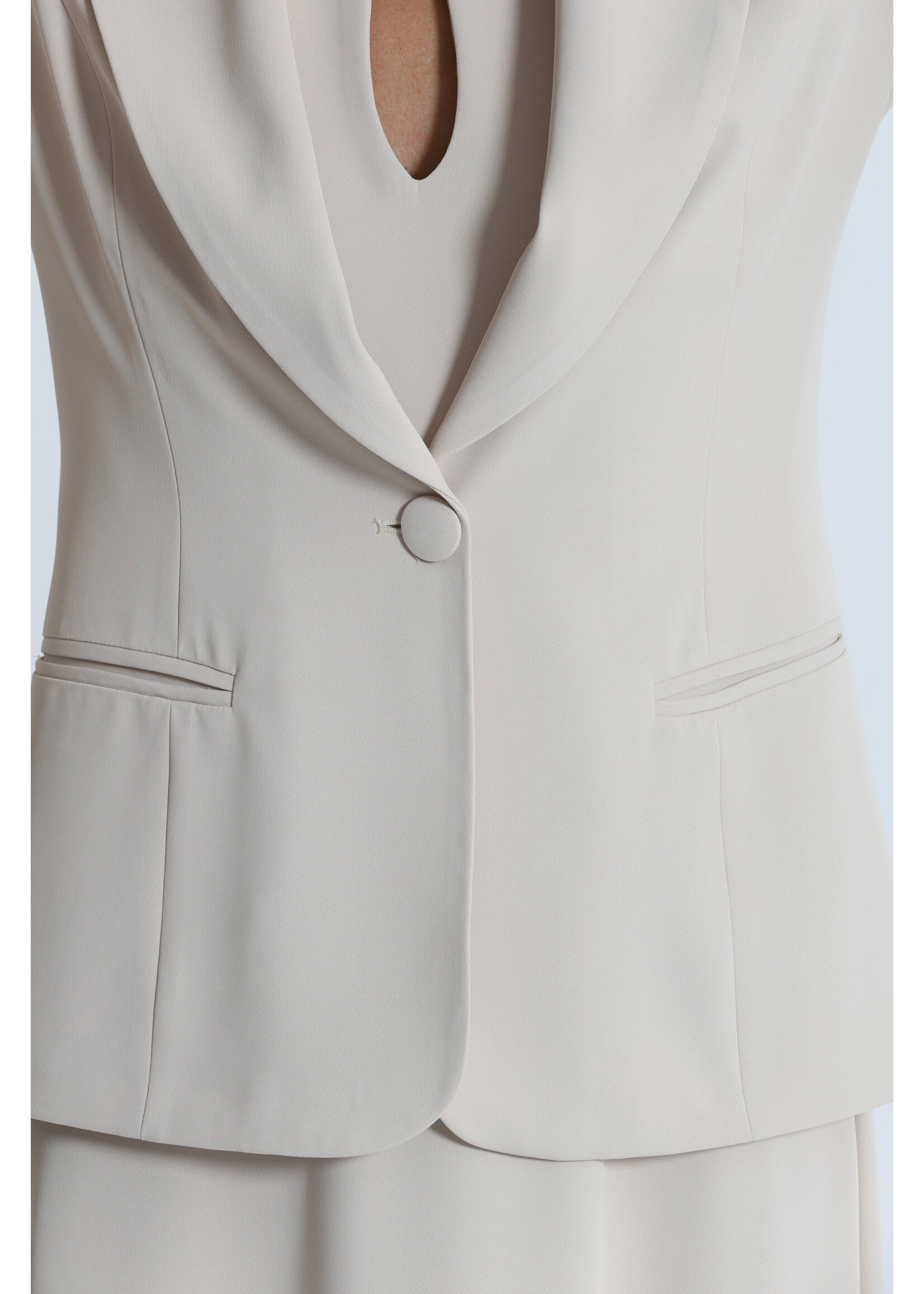 MIMI MUA BLAZER WIDE SLEEVE BEIGE ESAO-6647