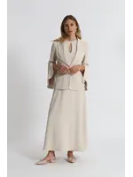 MIMI MUA BLAZER WIDE SLEEVE BEIGE