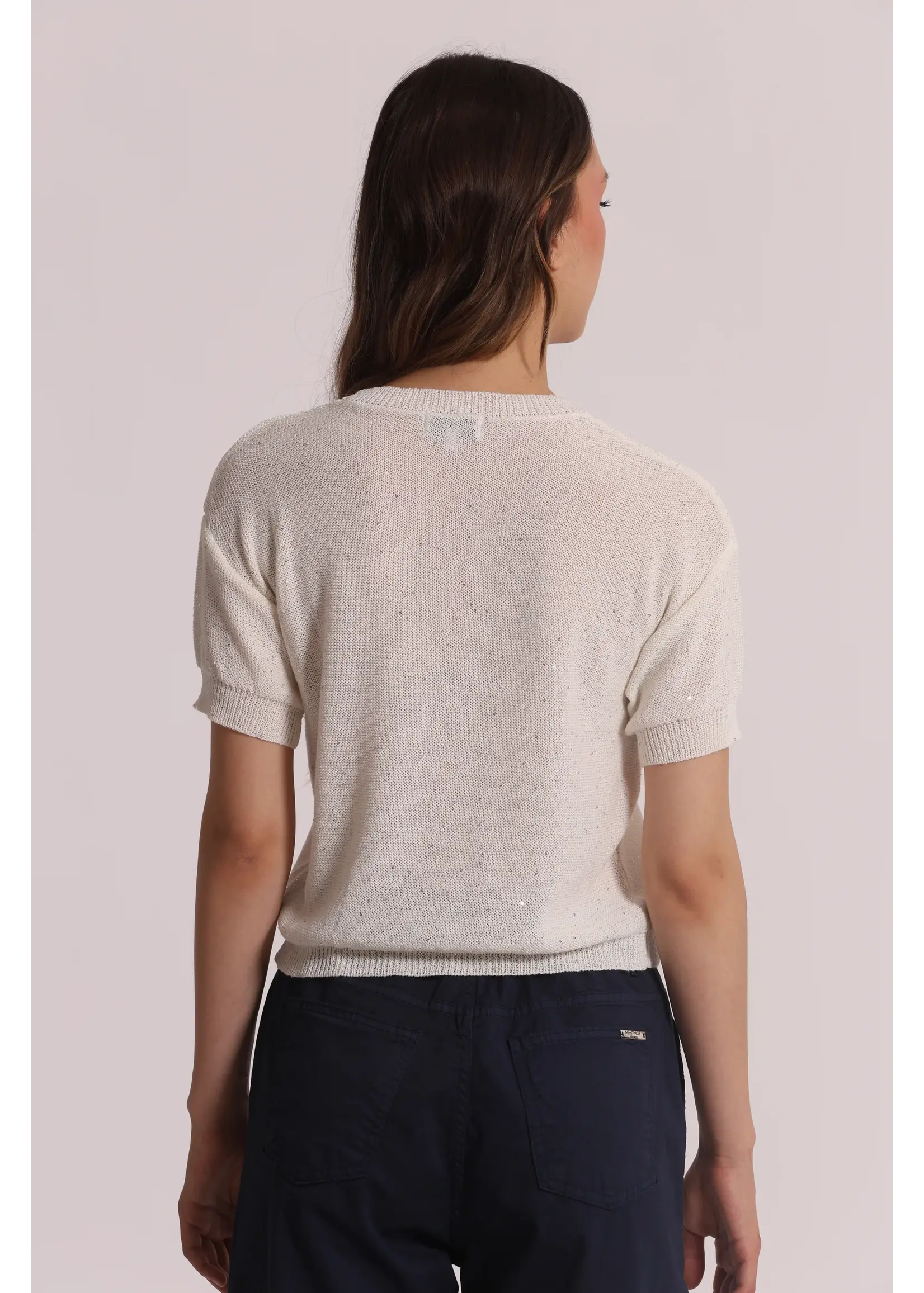 MIMI MUA SHORT SLEEVE WITH SEQUIN WITH AFAO-3777