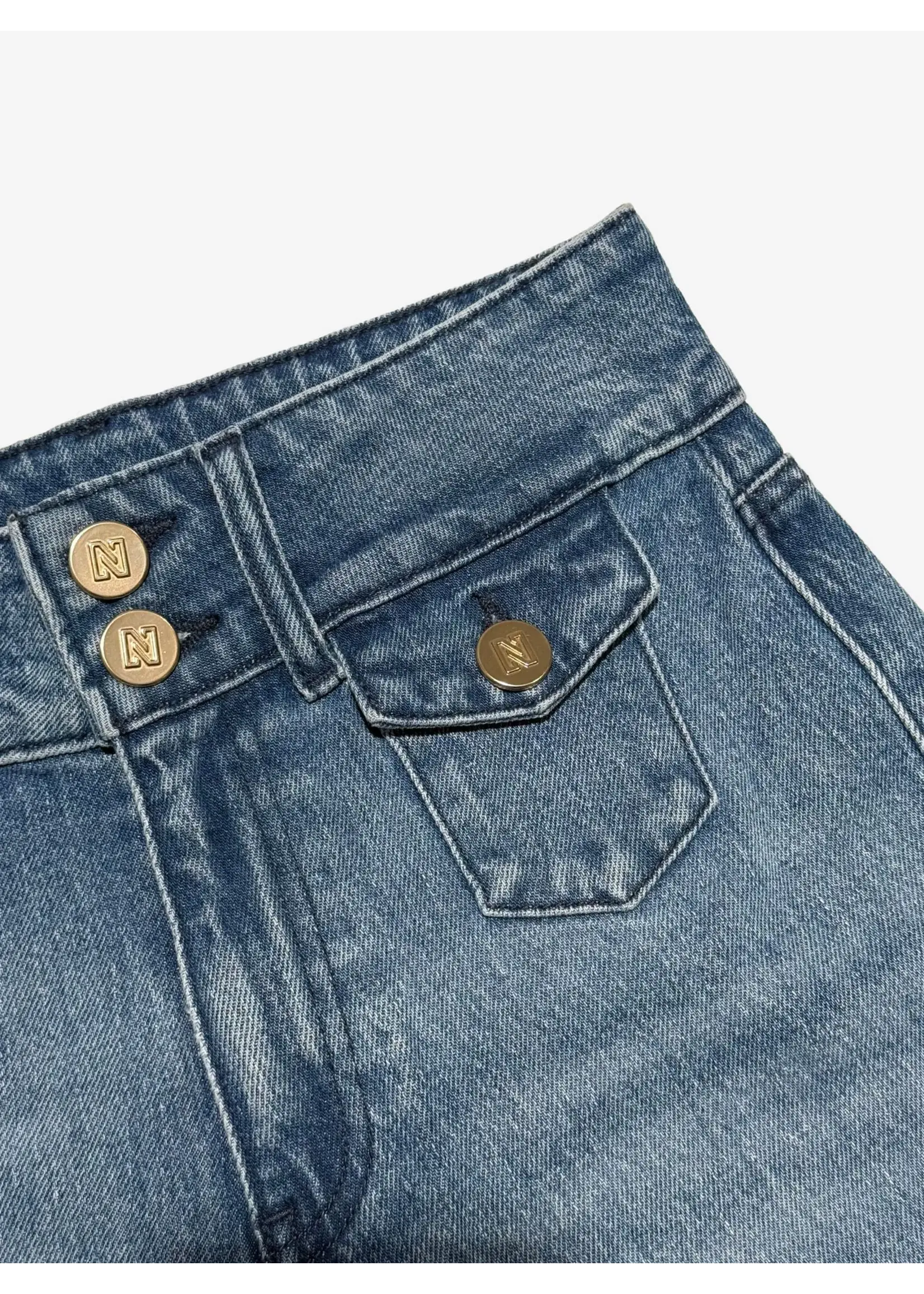 NIKKIE PICIBA FLARE JEANS LIGHT BLUE N2-305 2602