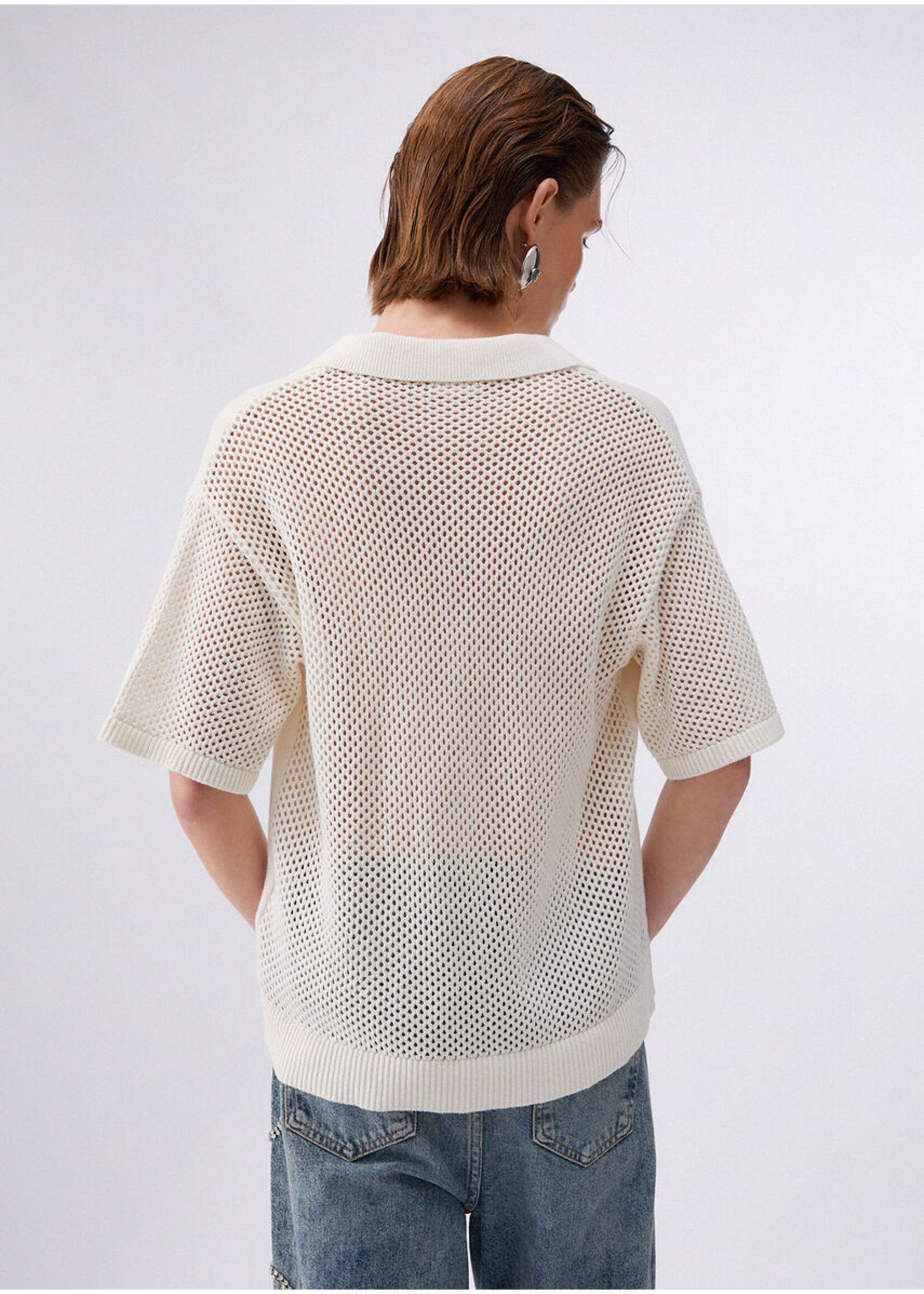LIU JO SWEATER DELAVATA WHITE MILK TA6110-MS71G