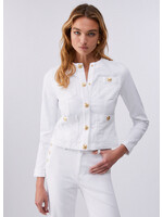 LIU JO JACKET BUTTON BIANCO OTTO