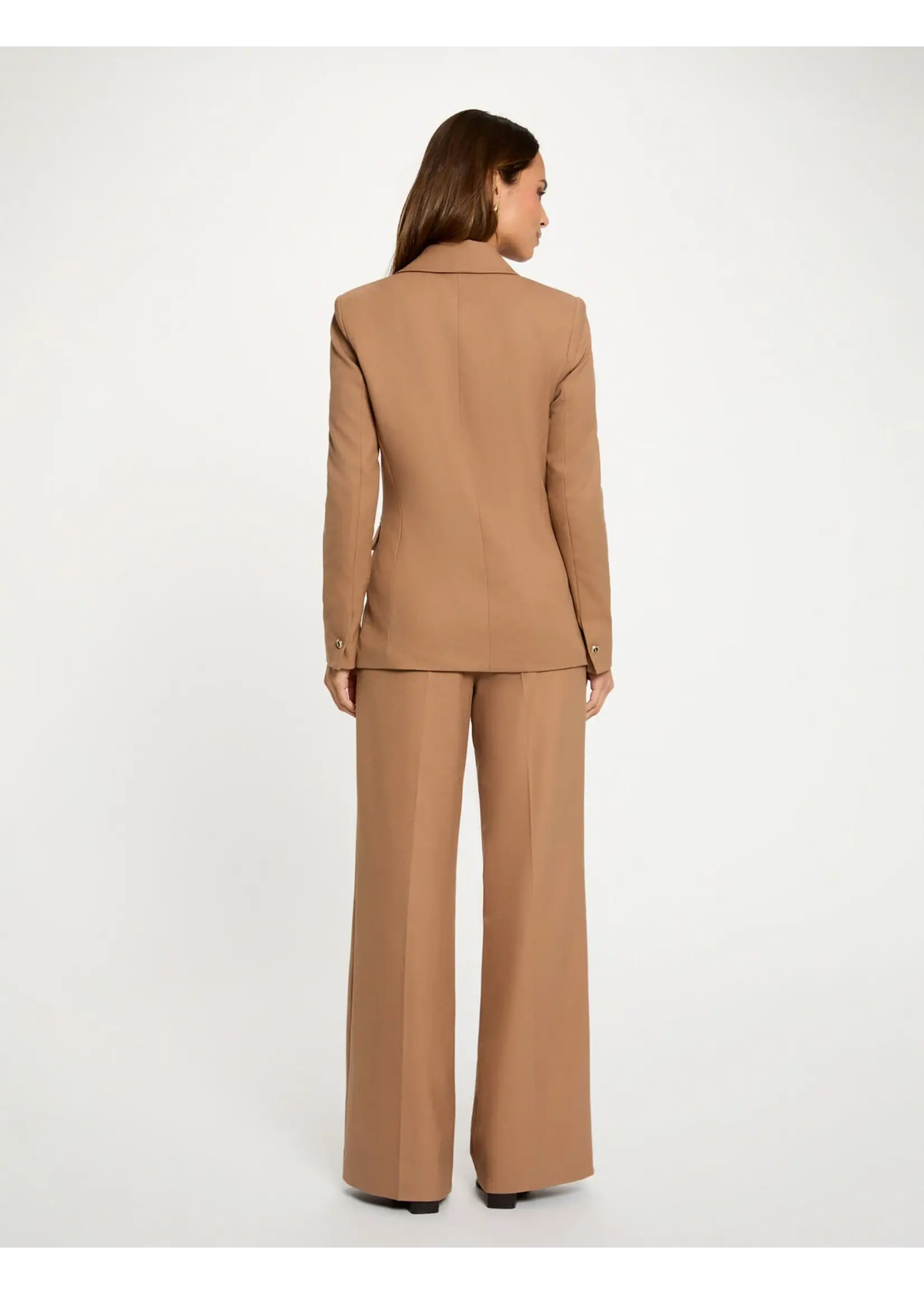 MORGAN BLAZER BUTTON GOLD/BLACK MARRON GLACE 261-VFALI