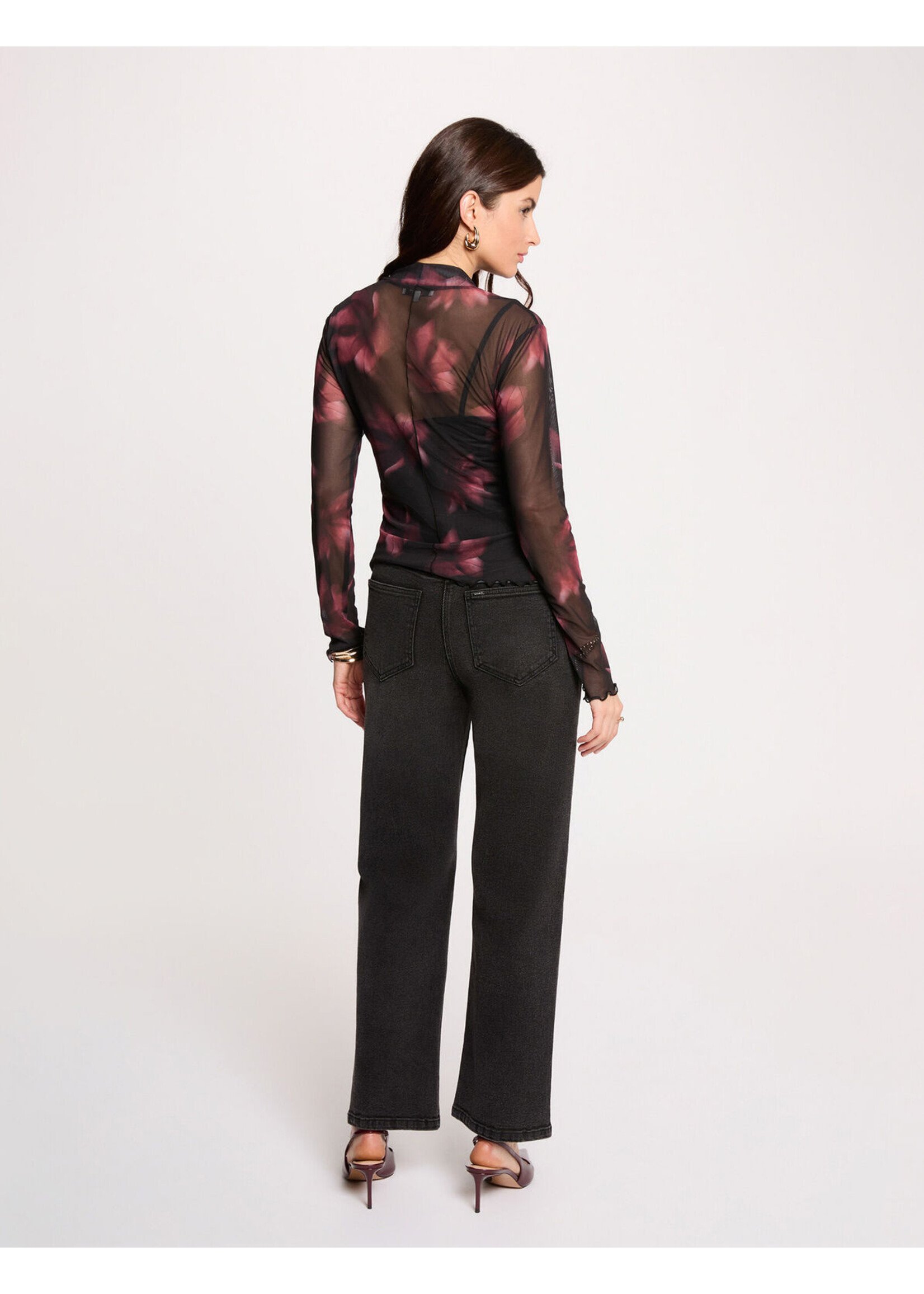 MORGAN TSHIRT LONG SLEEVE MULTICOL. 261-TALEXI