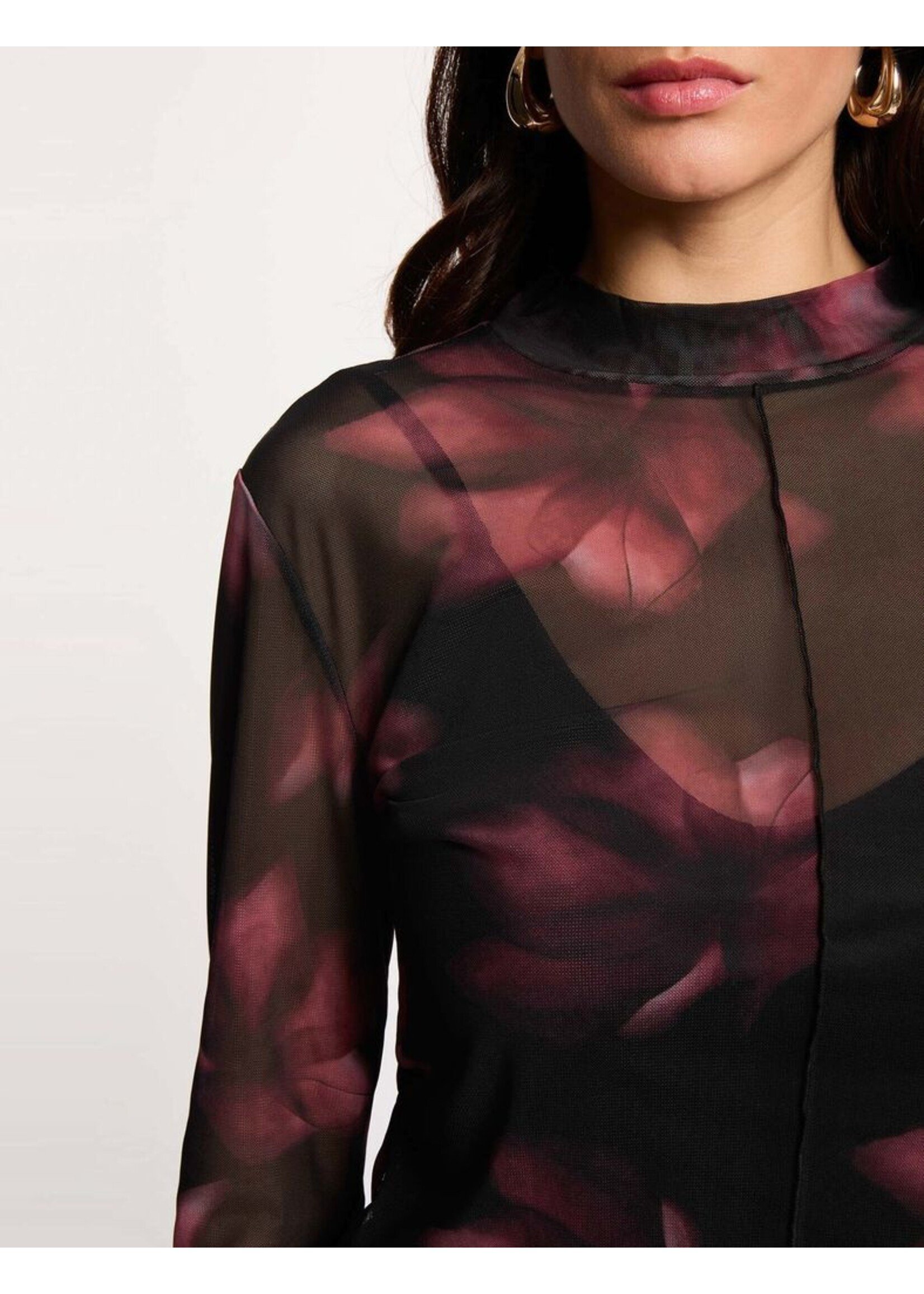 MORGAN TSHIRT LONG SLEEVE MULTICOL. 261-TALEXI