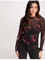 MORGAN TSHIRT LONG SLEEVE MULTICOL.