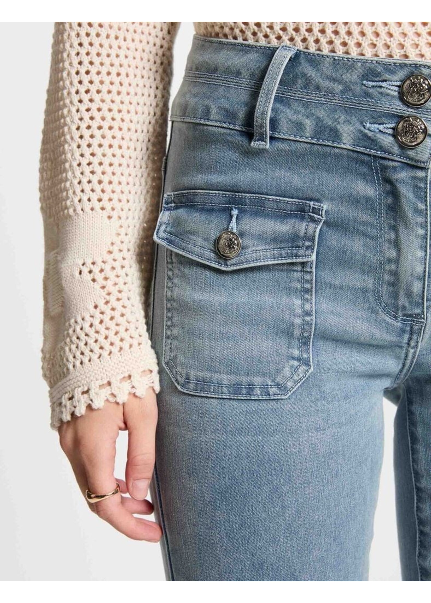 MORGAN JEANS BLEACHED 241-POLEN1