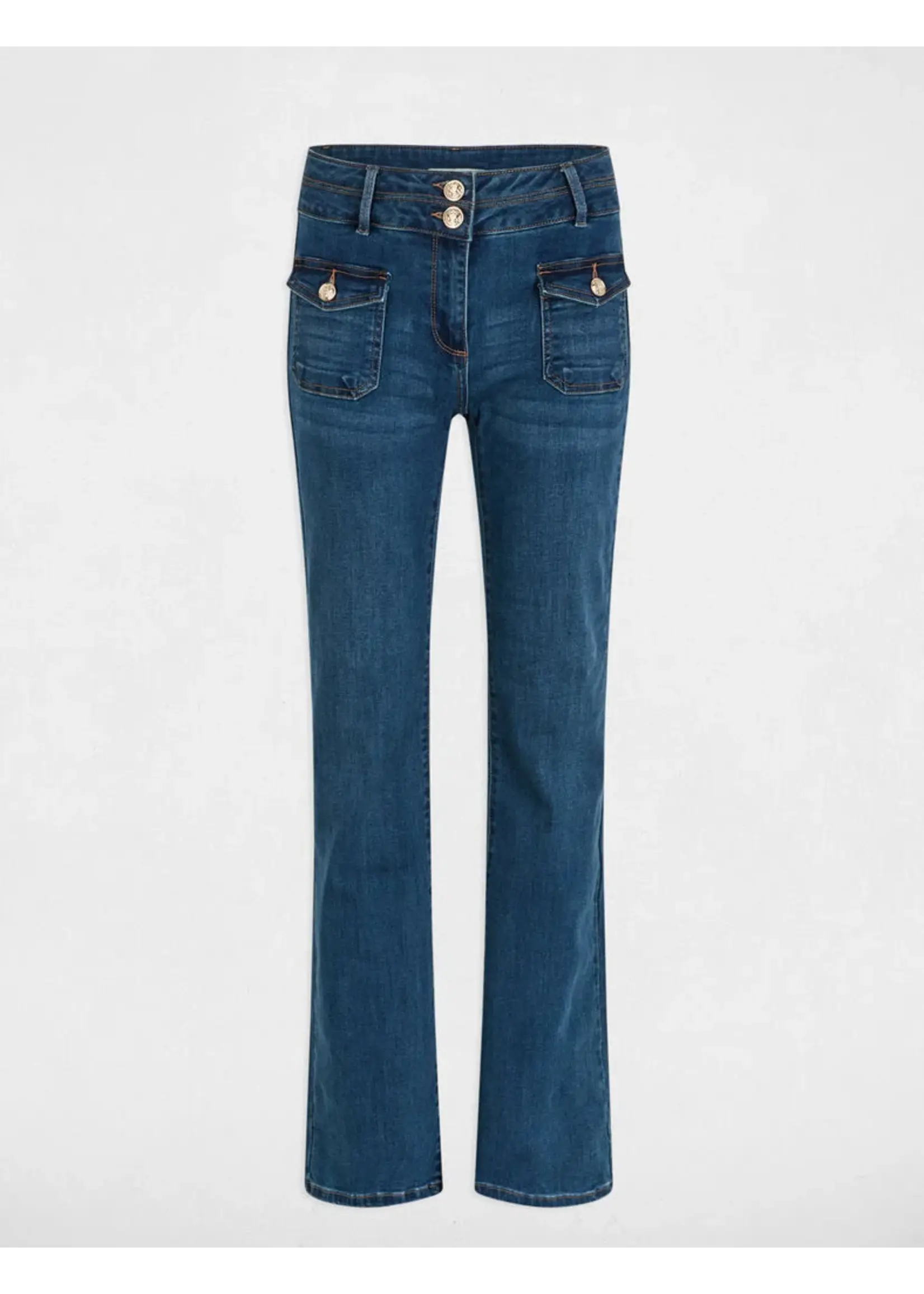 MORGAN JEANS BUTTON JEAN STONE 241-POLEN3