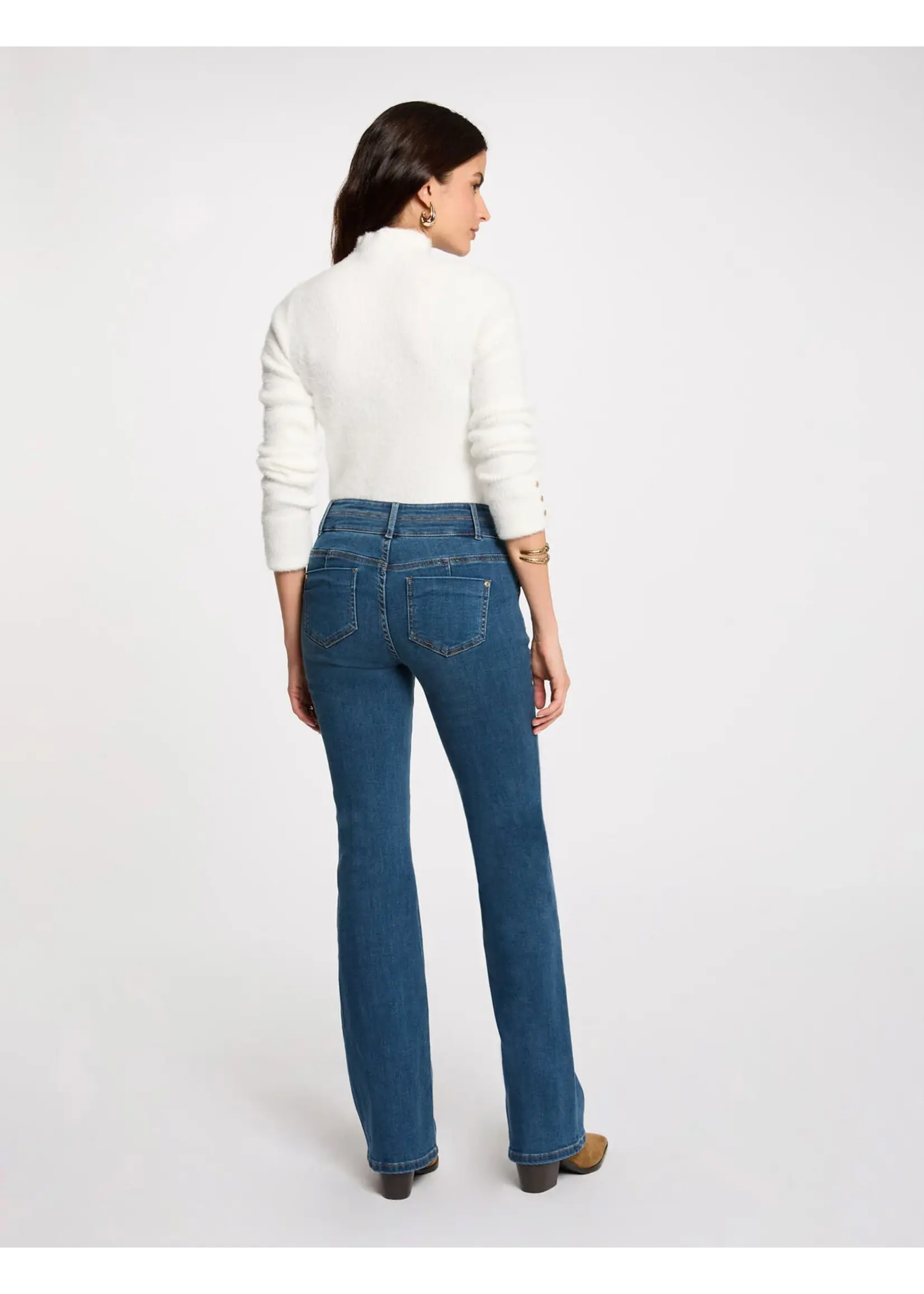 MORGAN JEANS BUTTON JEAN STONE 241-POLEN3