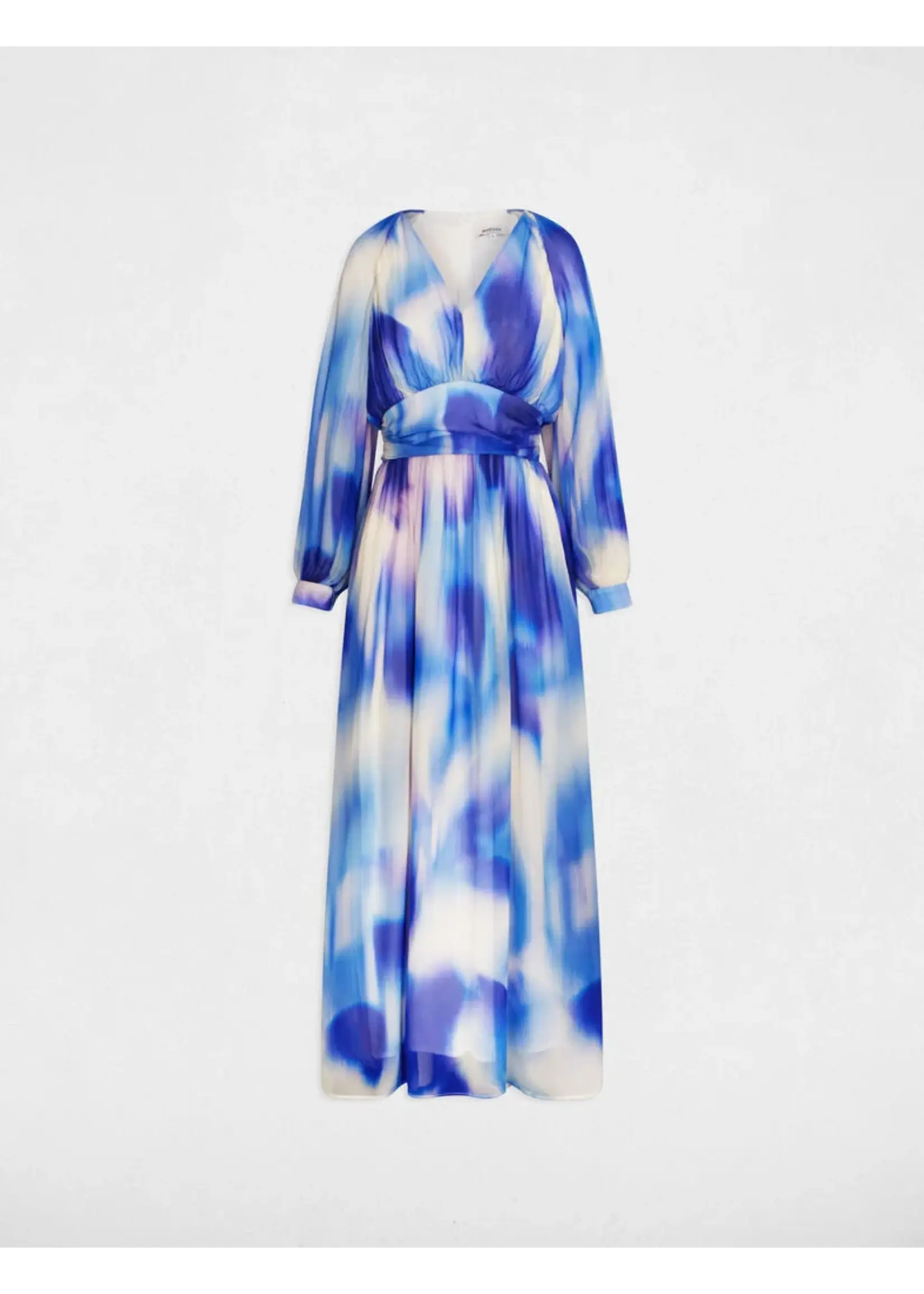 MORGAN LONG DRESS MULTICO BLUE 261-RBORA