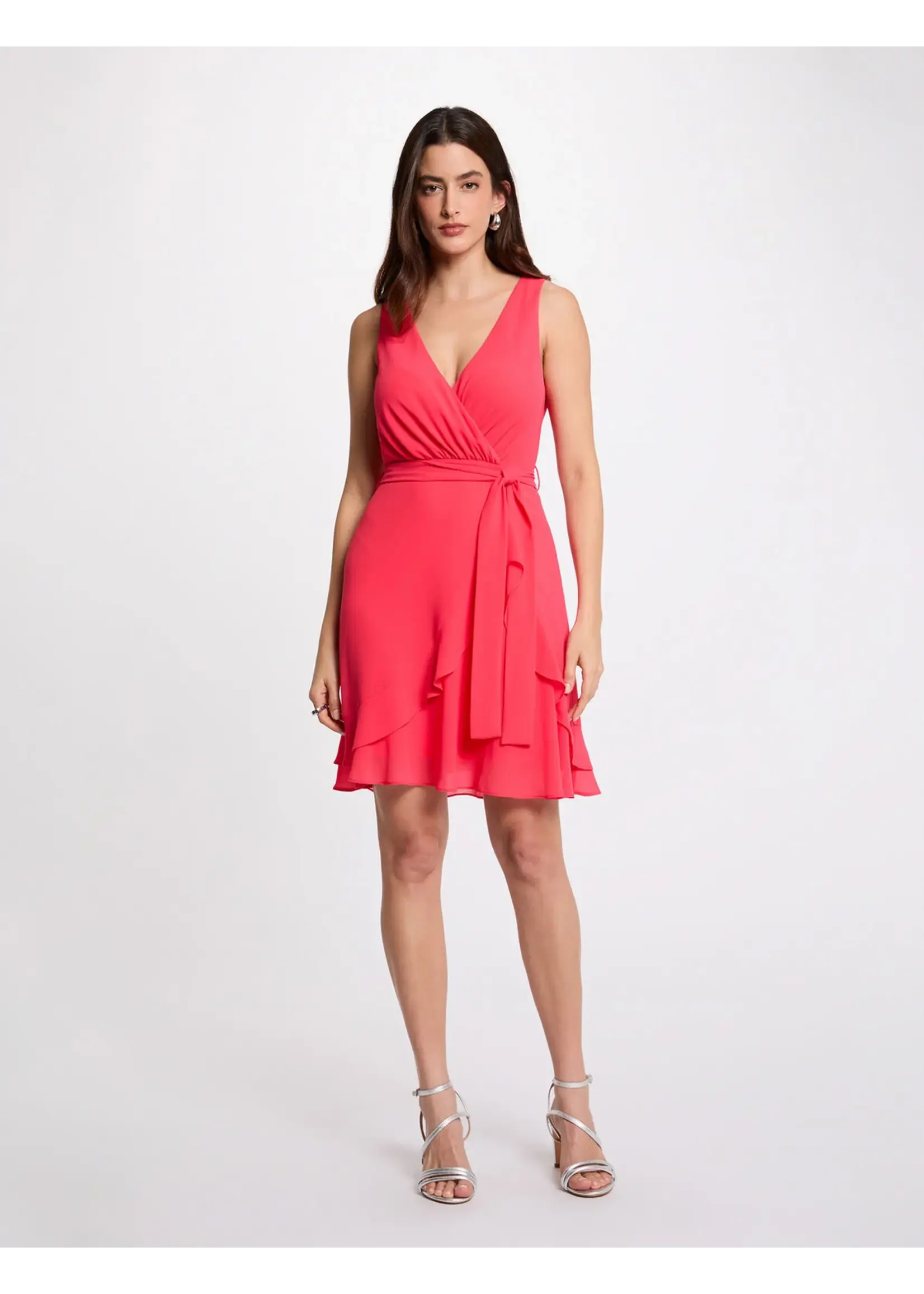 MORGAN ROSVAL DRESS ATOLL TEABERRY