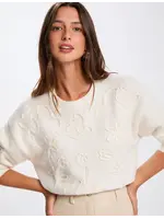 MORGAN PULL FLOWER PRINT IVORE