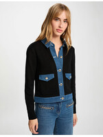 MORGAN VEST BLACK/BLUE
