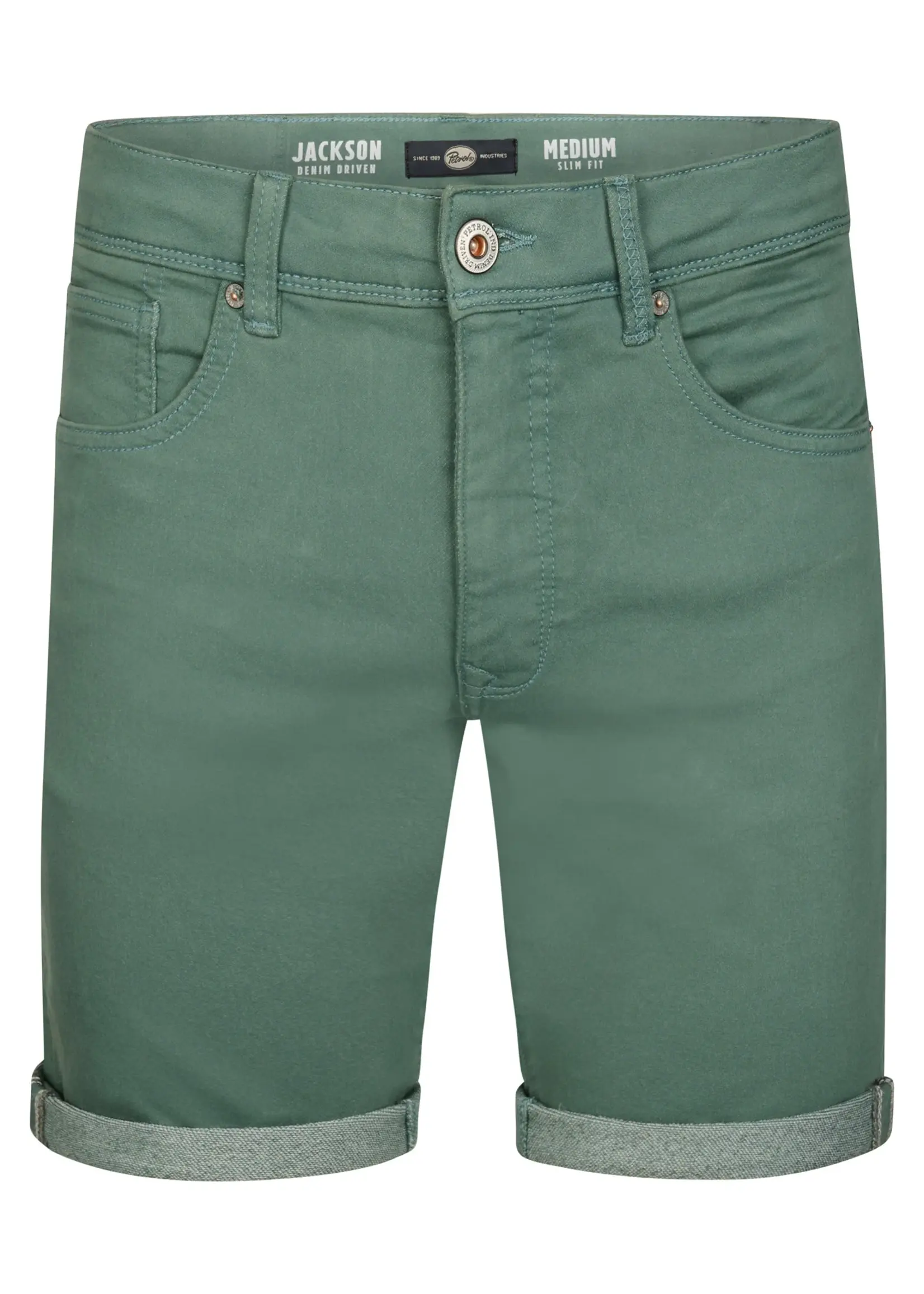 PETROL INDUSTRIES JACKSON GEKLEURDE DENIM SHORT M-ROS-SHO005/6180