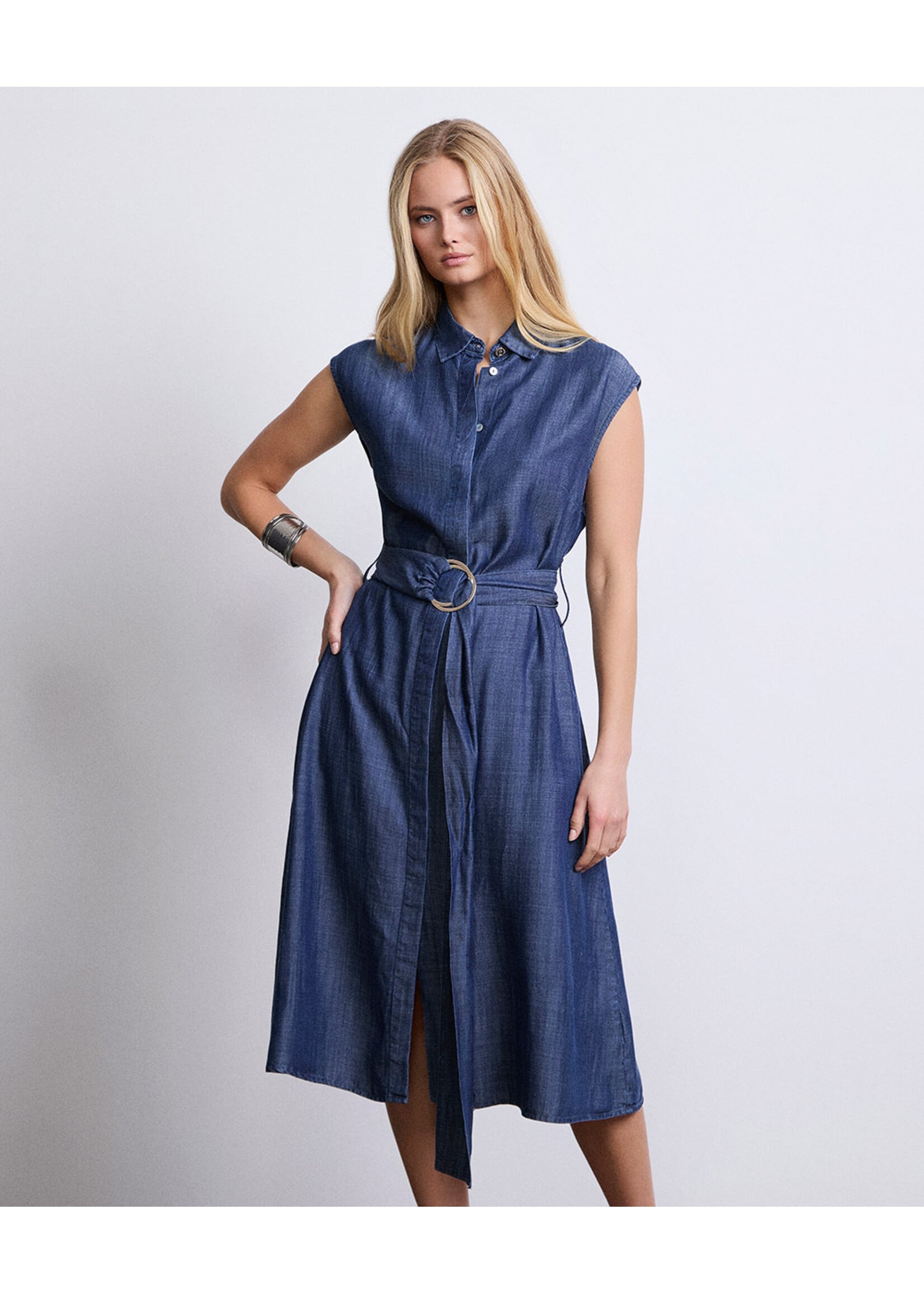 MARKUP LONG DRESS/JACKET BLUE MW1610200