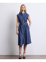 MARKUP LONG DRESS/JACKET BLUE