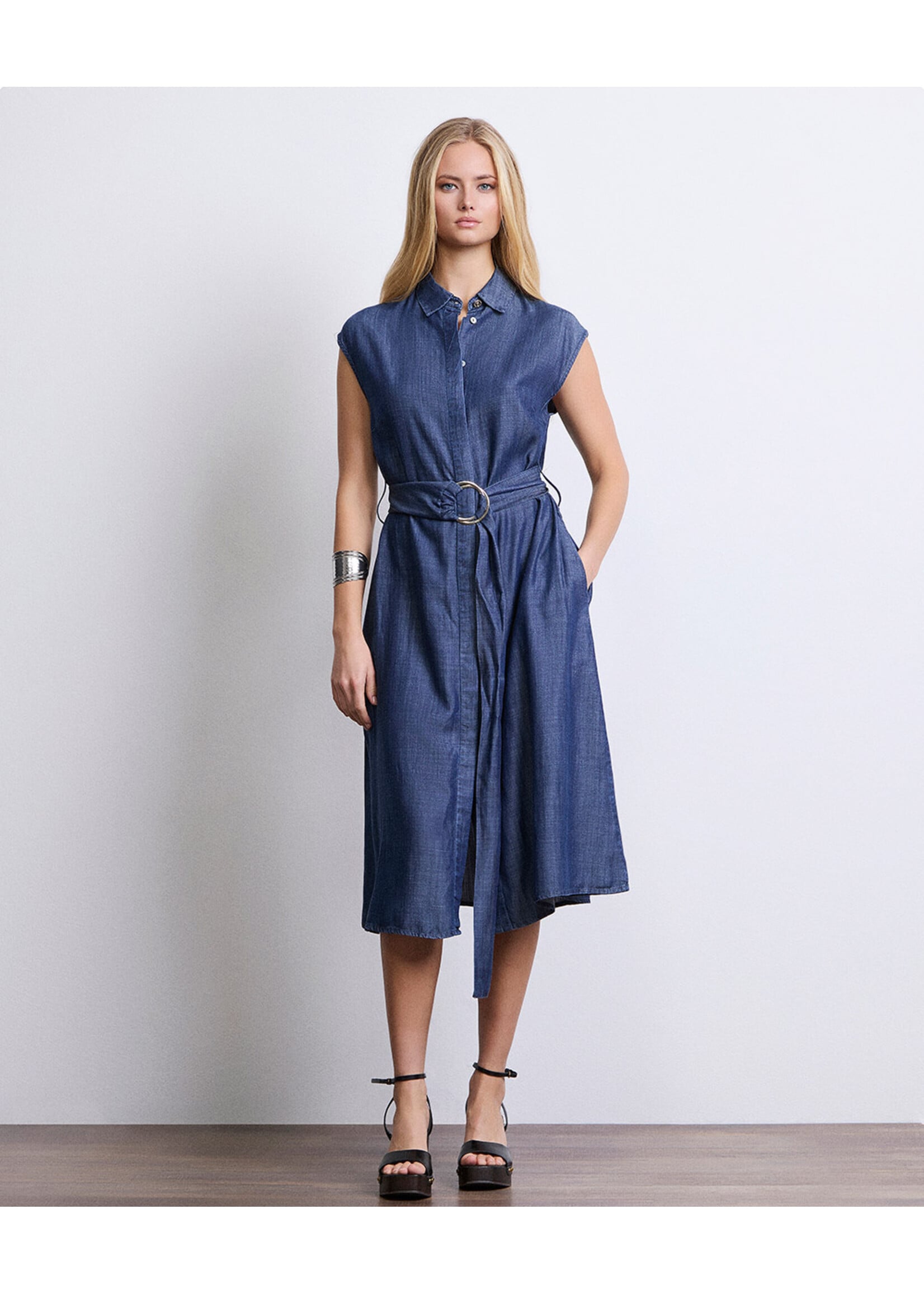 MARKUP LONG DRESS/JACKET BLUE MW1610200