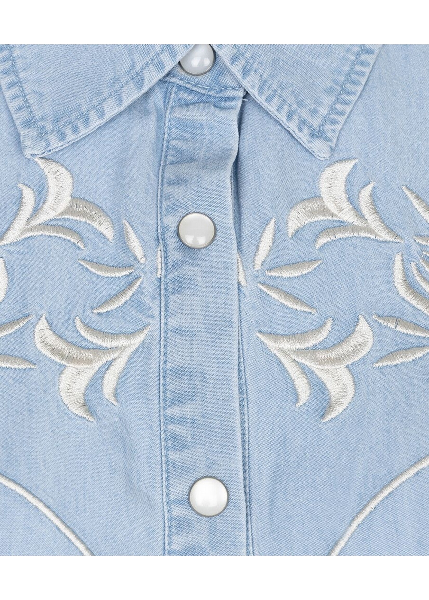 ESQUALO BLOUSE CHAMBRAY LIGHT BLUE H26.28242