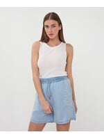 ESQUALO SHORT CHAMBRAY LIGHT BLUE
