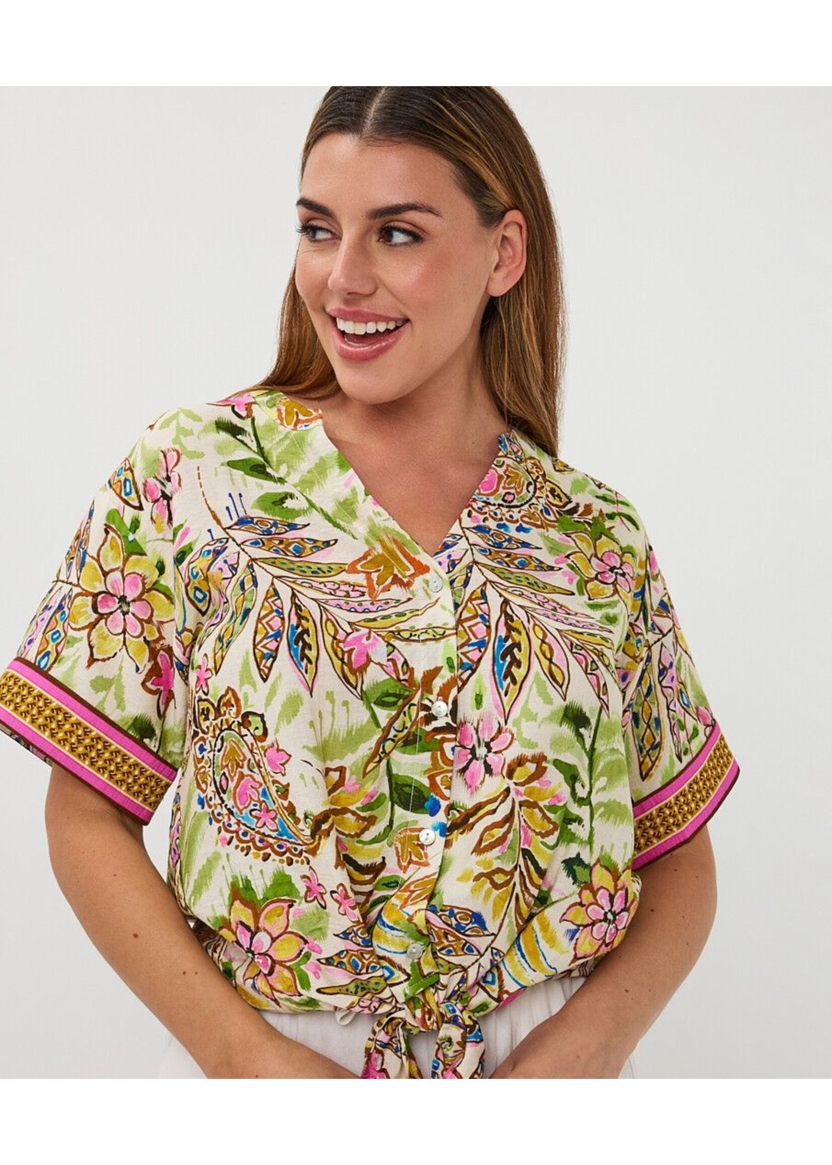 ESQUALO BLOUSE PRINT HS26.14201