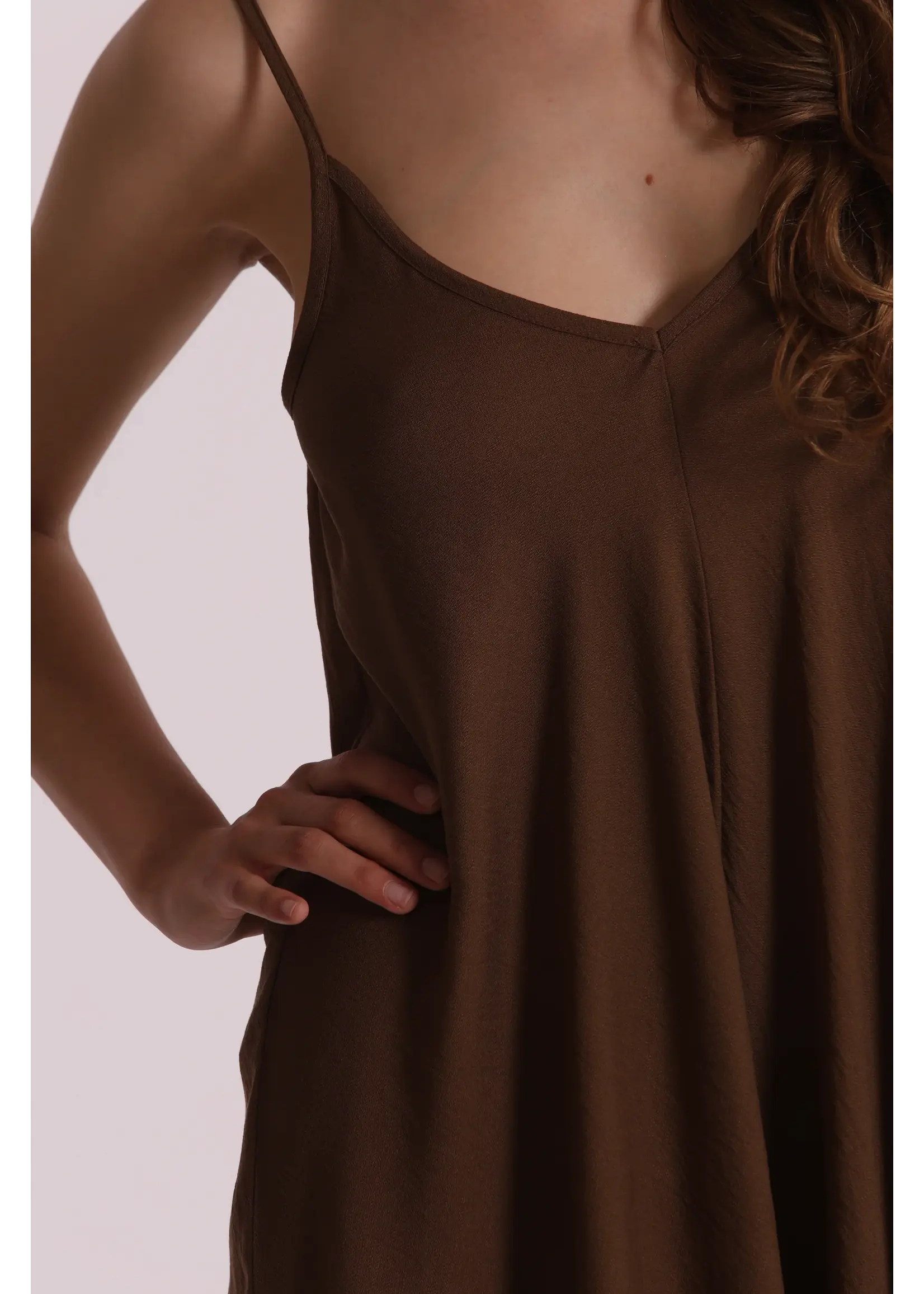 MIMI MUA DRESS CHOCOLAT MAO-4491