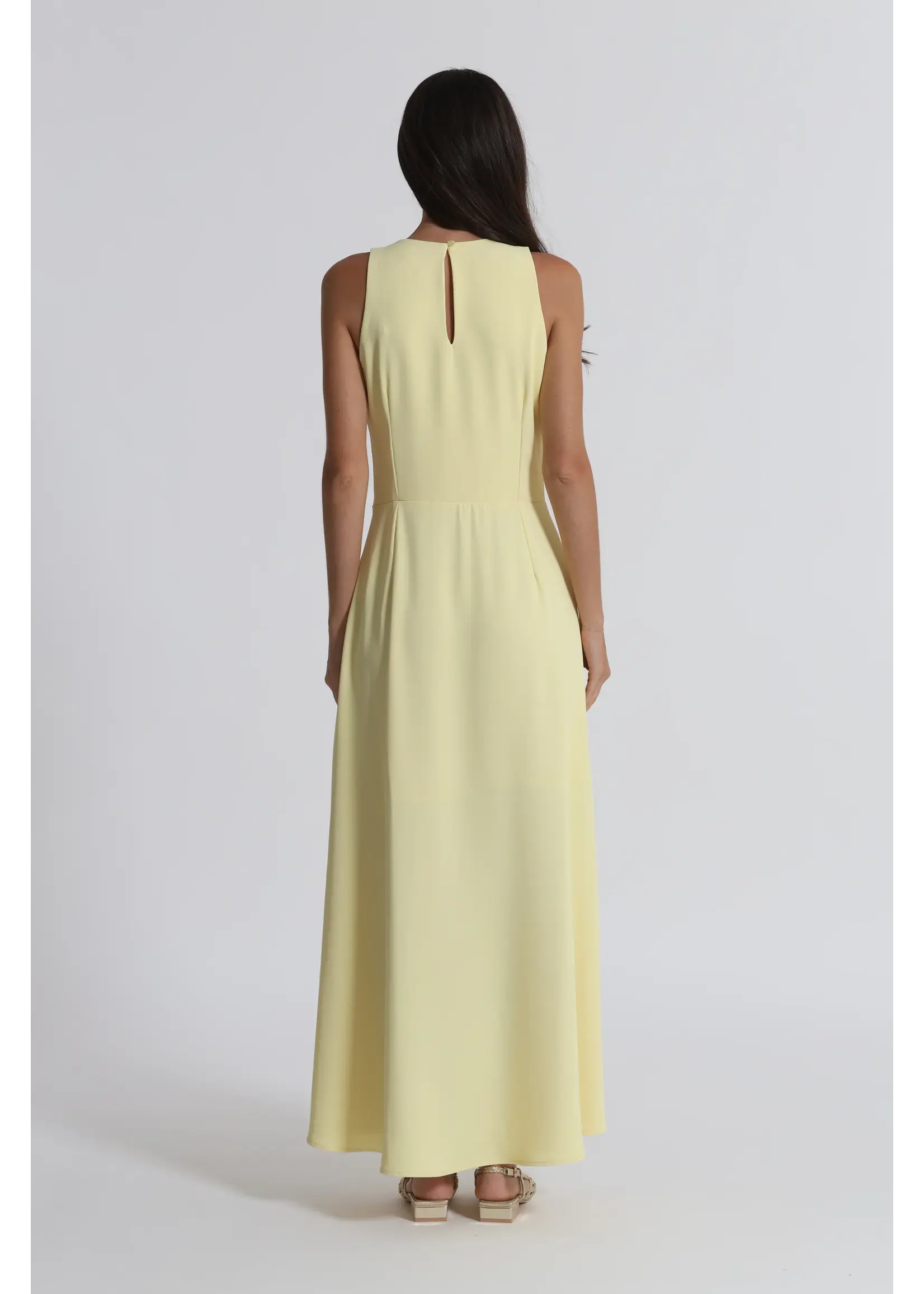 MIMI MUA LONG DRESS YELLOW ESAO-4468