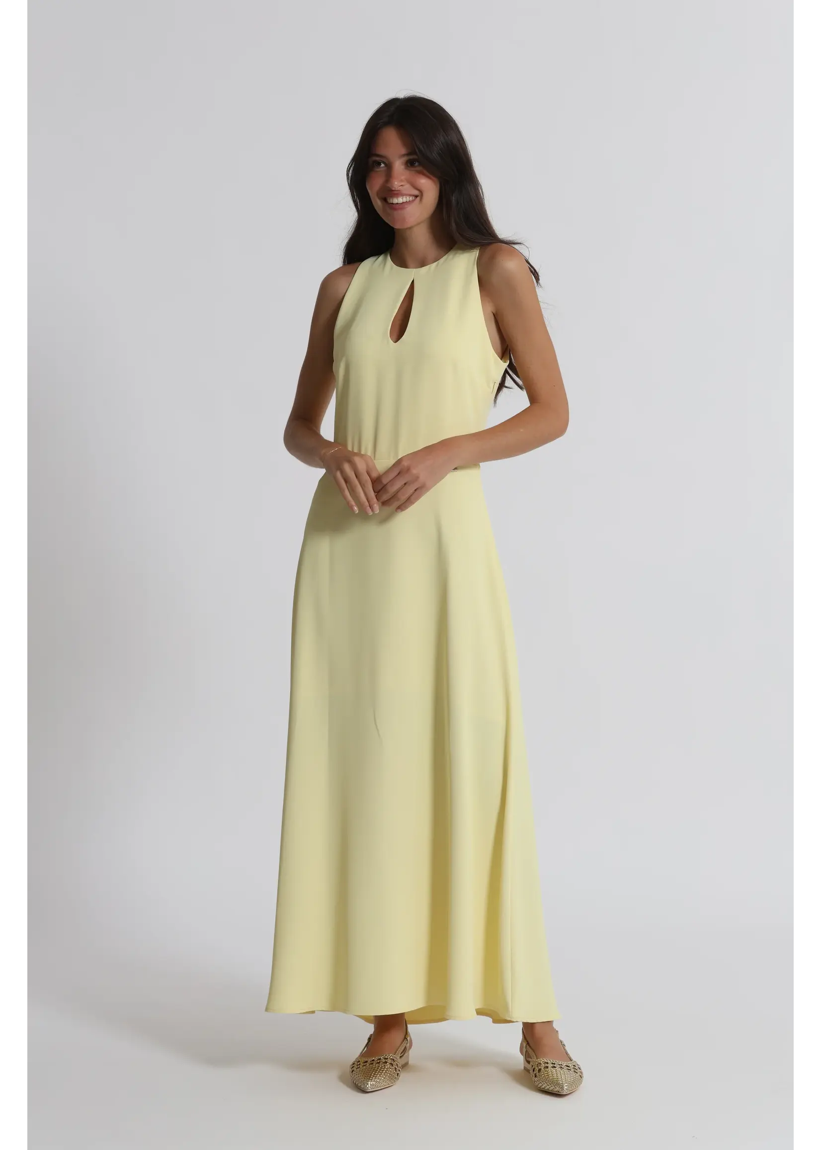 MIMI MUA LONG DRESS YELLOW ESAO-4468