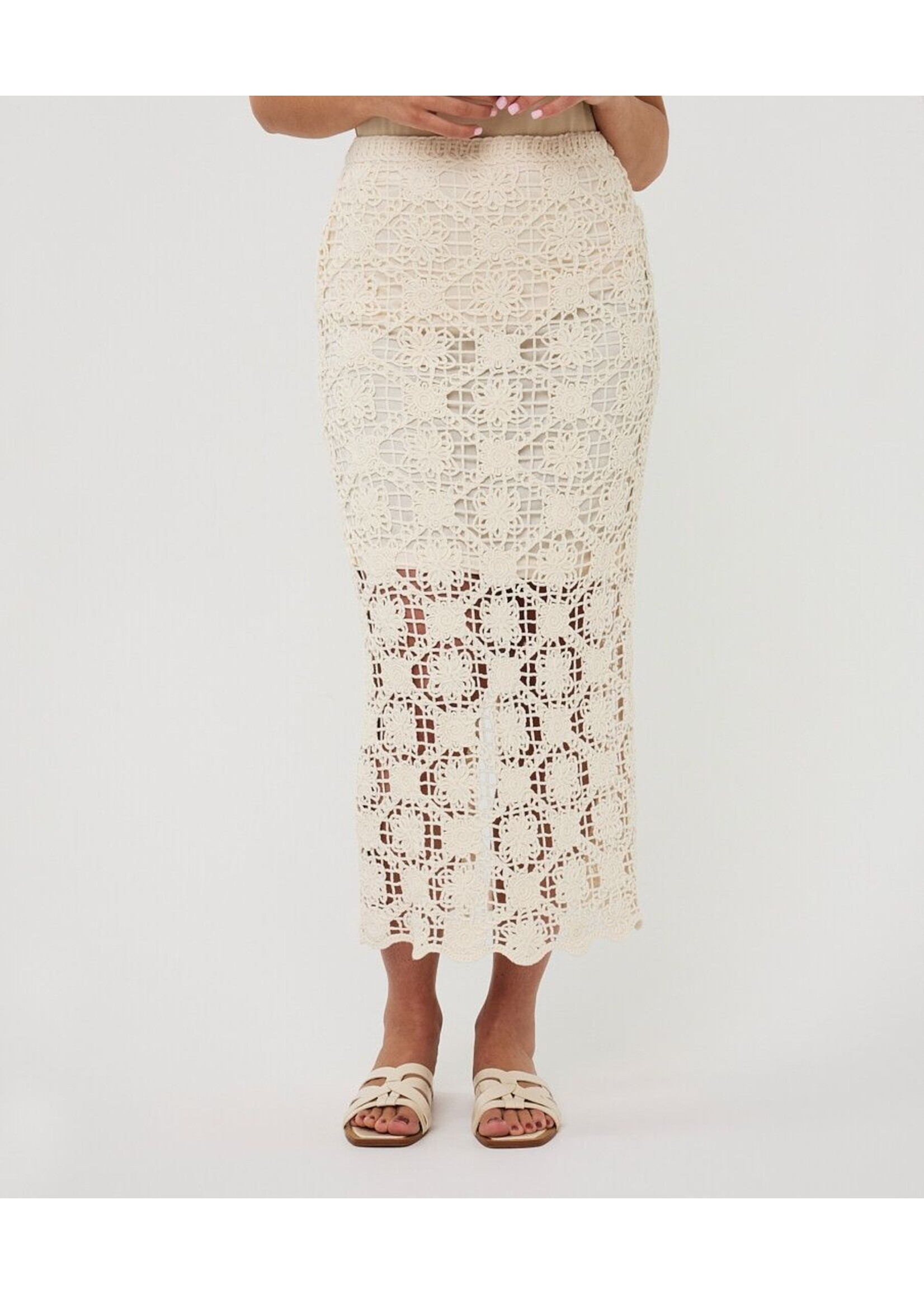 ESQUALO SKIRT TAPE YARN NATURAL HS26.02206