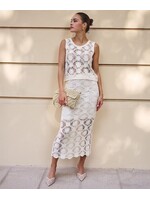 ESQUALO SKIRT TAPE YARN NATURAL