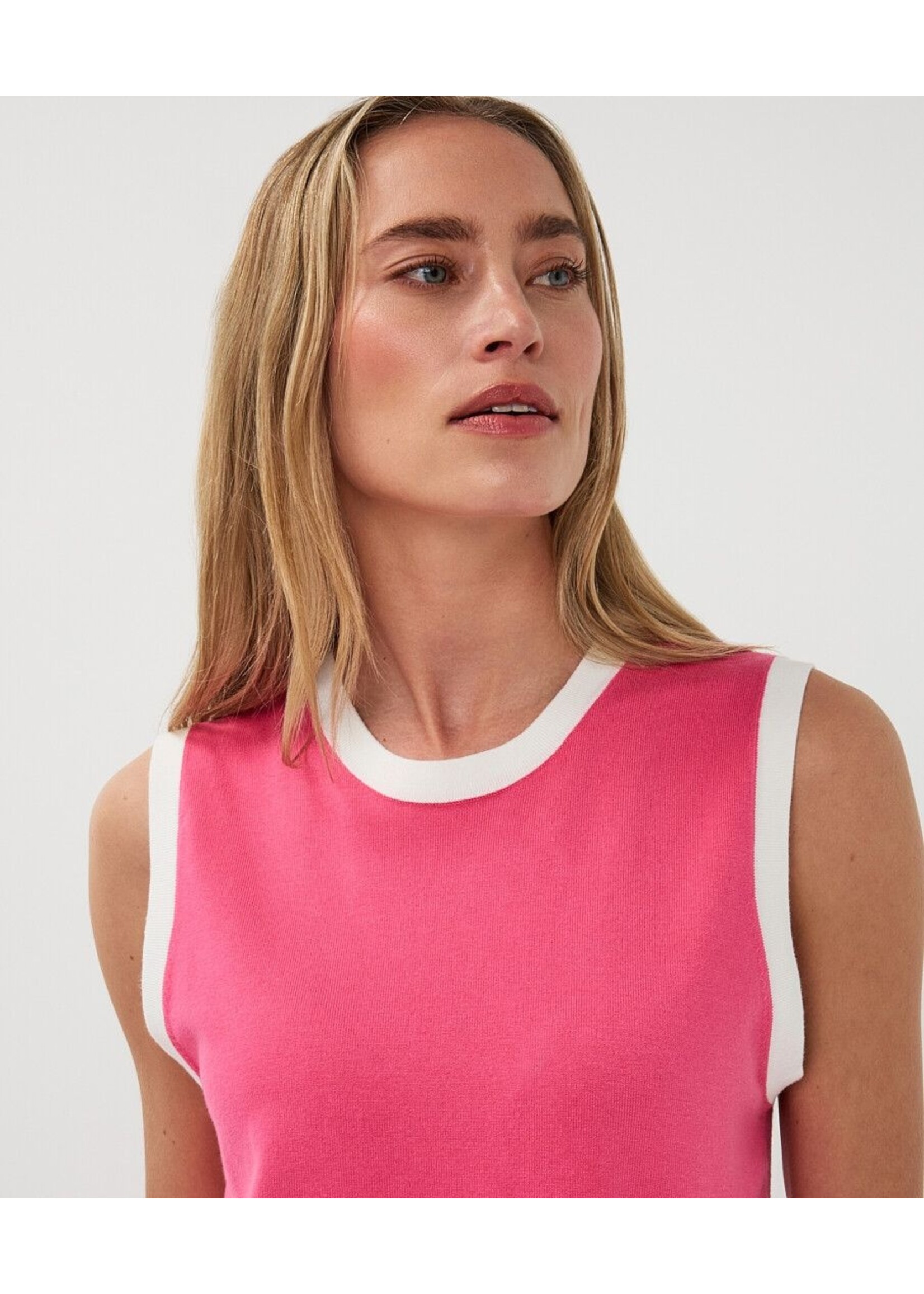 ESQUALO TOP RIB AZALEA PINK HS26.07205