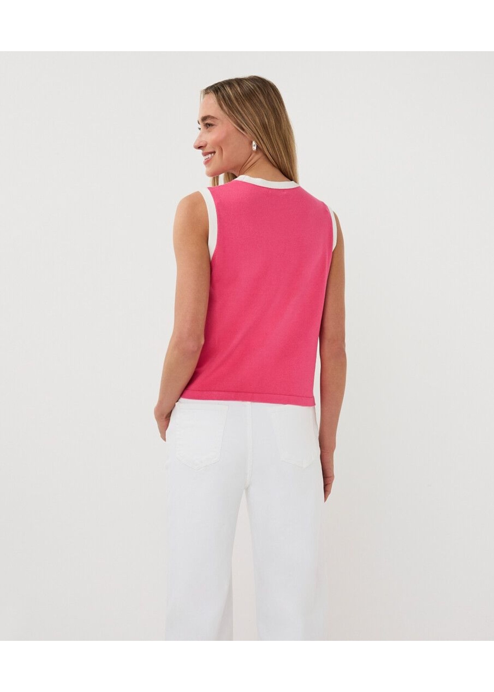 ESQUALO TOP RIB AZALEA PINK HS26.07205