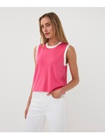 ESQUALO TOP RIB AZALEA PINK