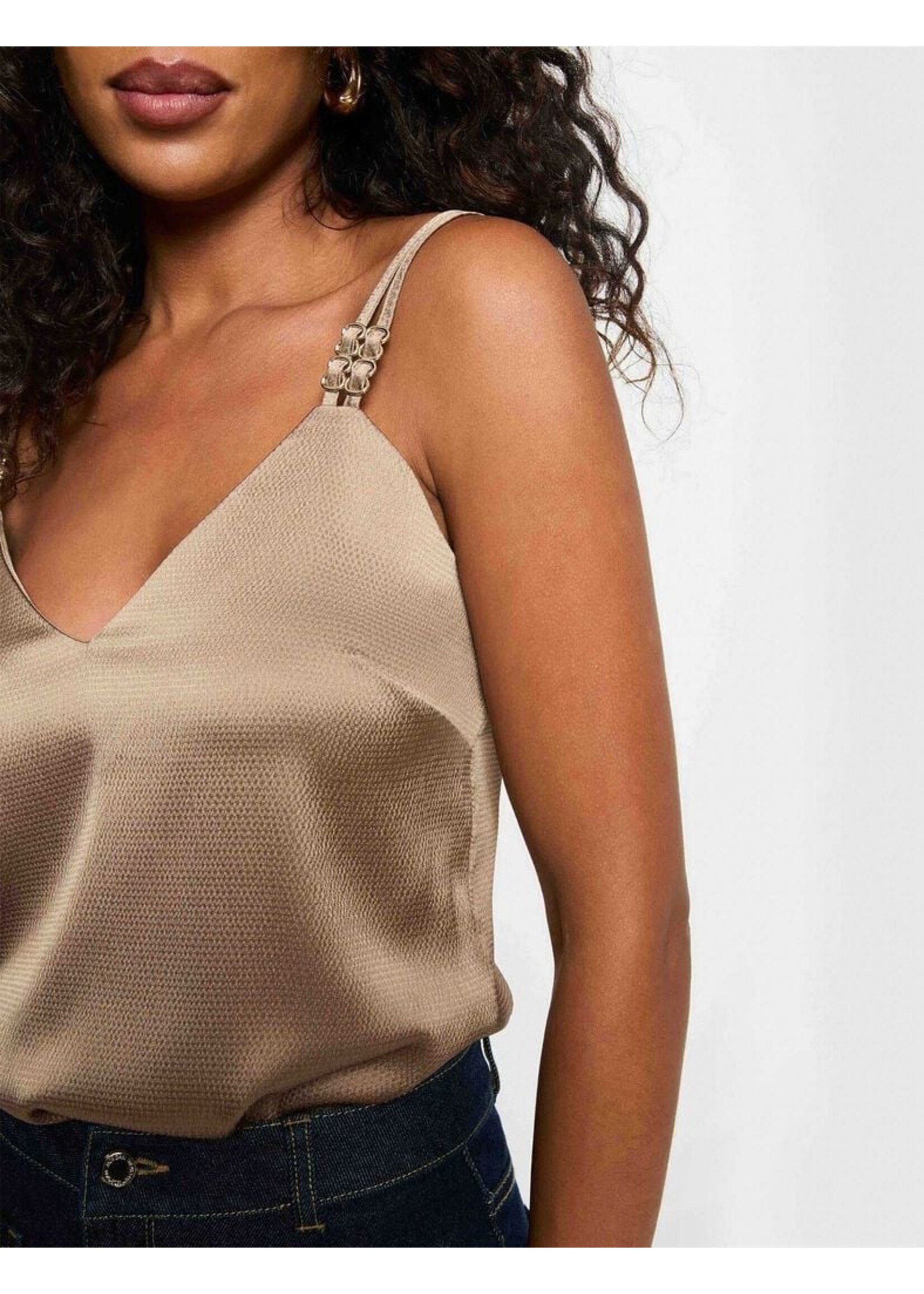 MORGAN TOP TAUPE 242-OLAFI