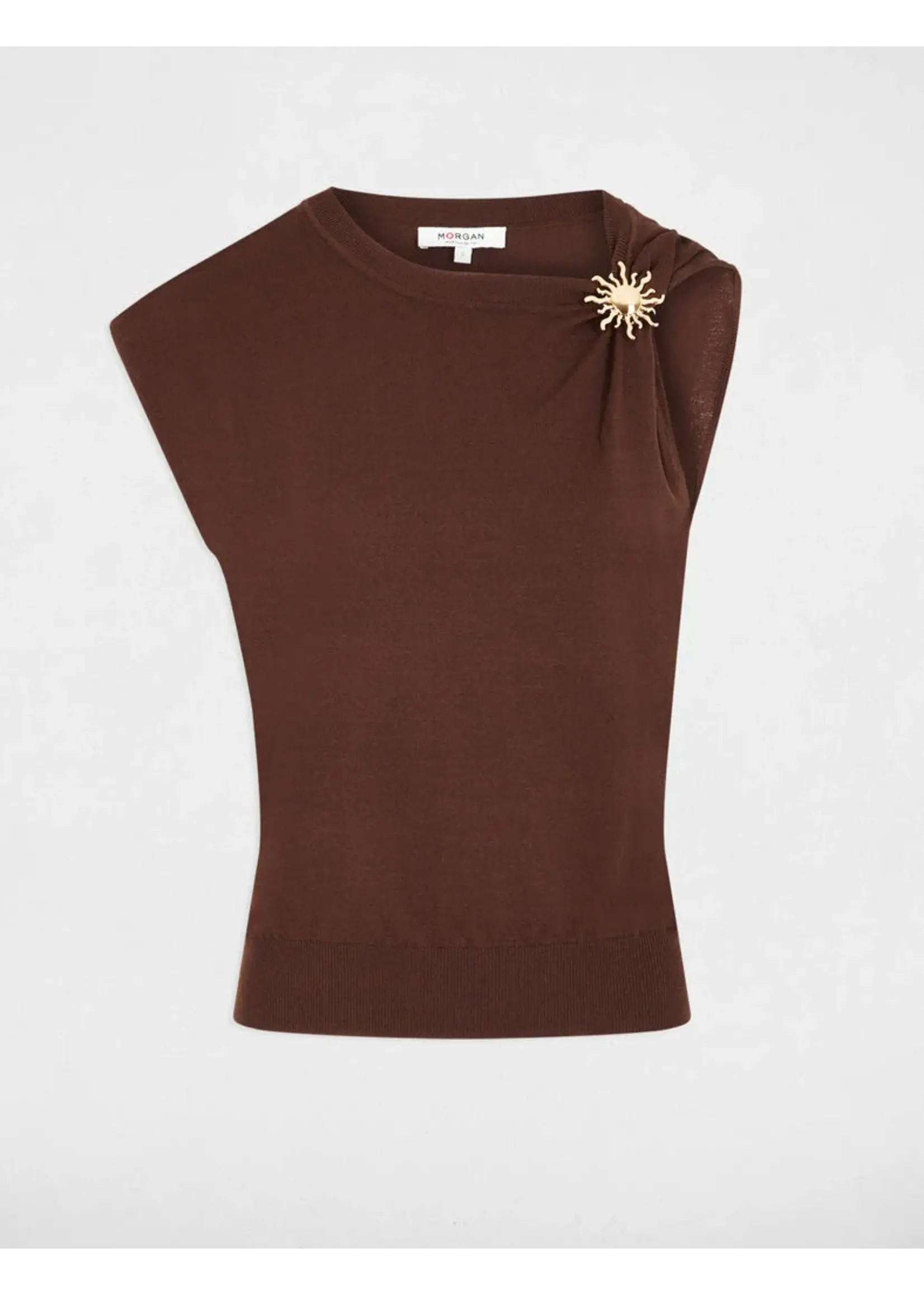 MORGAN TOP CHOCO 262-MCHOCO