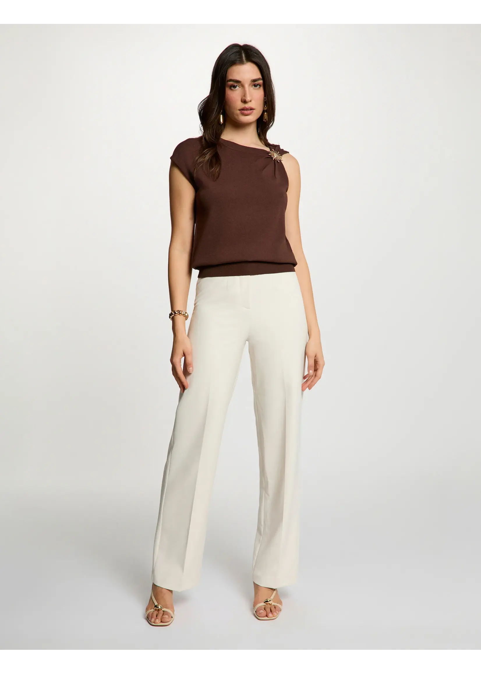 MORGAN TOP CHOCO 262-MCHOCO