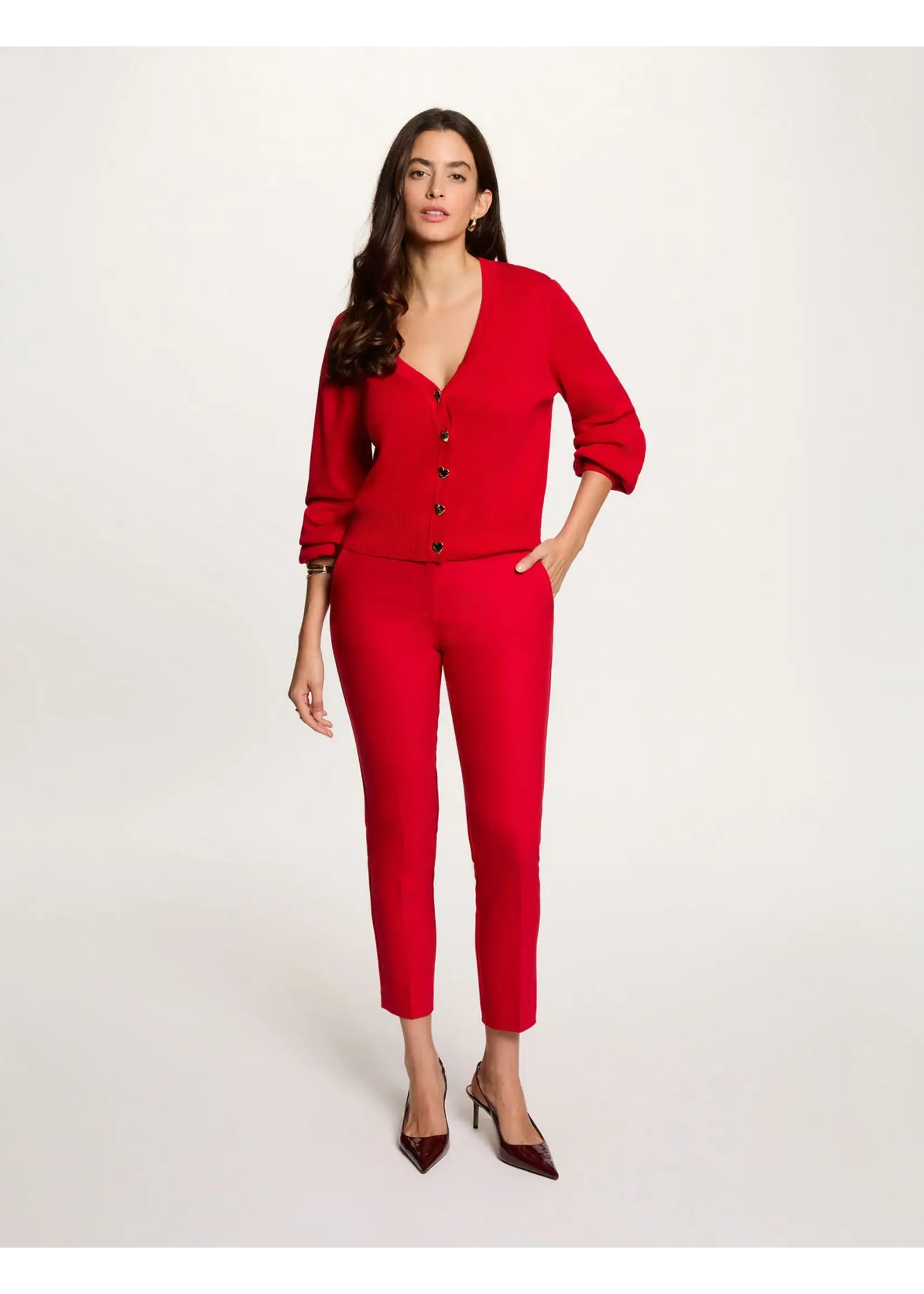 MORGAN PANTS RED 222-PLIME