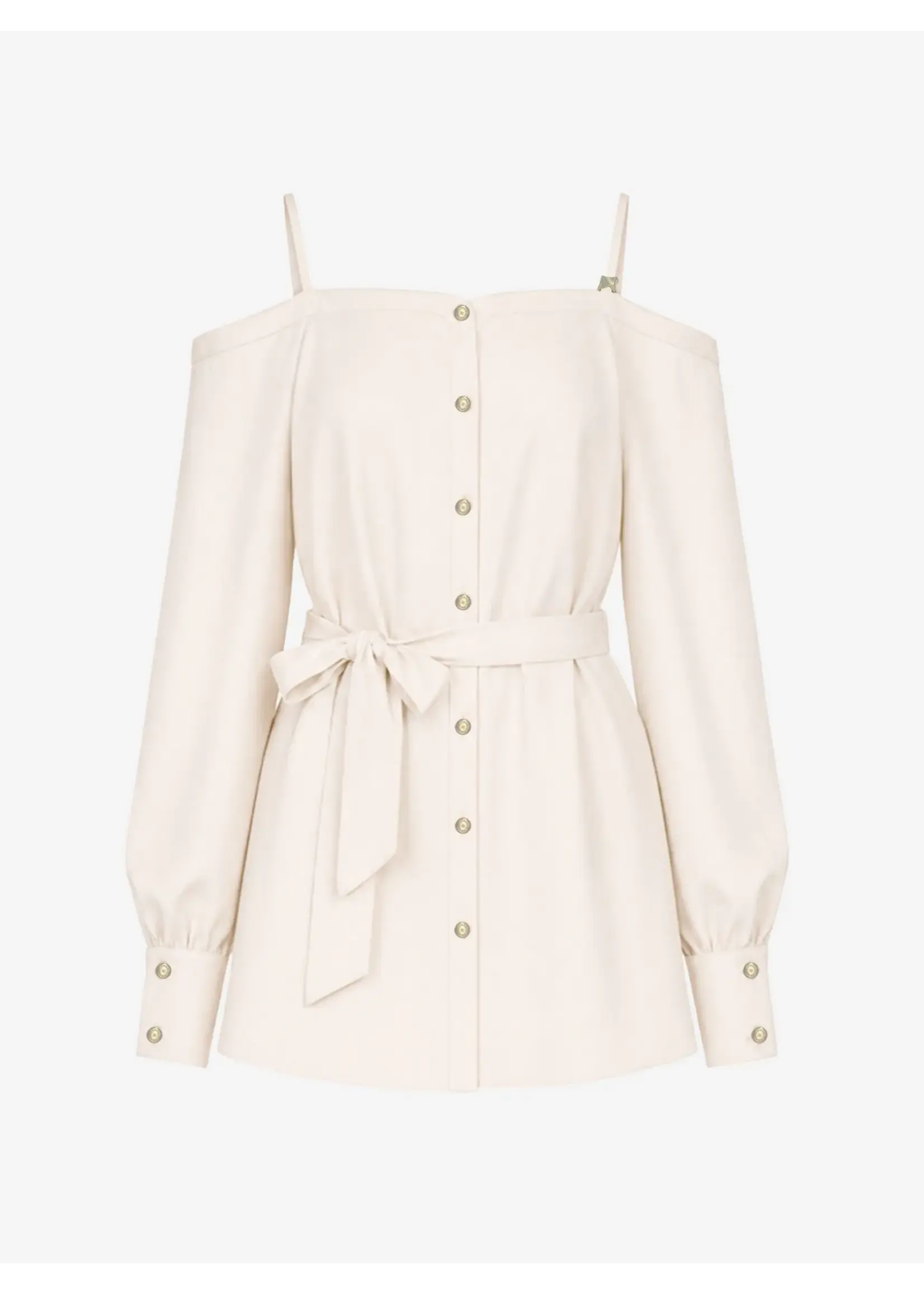 NIKKIE RIVA BLOUSE CREAM N6-208 2604