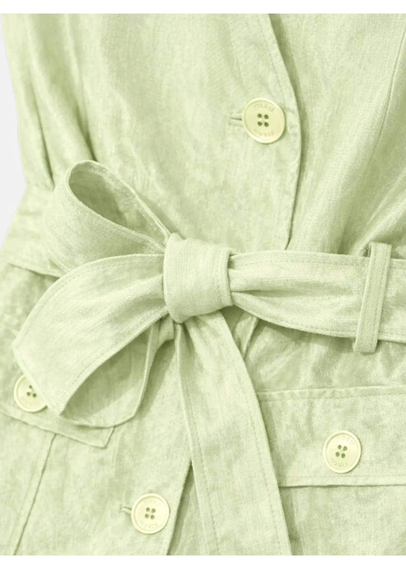 NIKKIE WRAP BLOUSE PORLAMAR ALOE VERA N6-236 2602