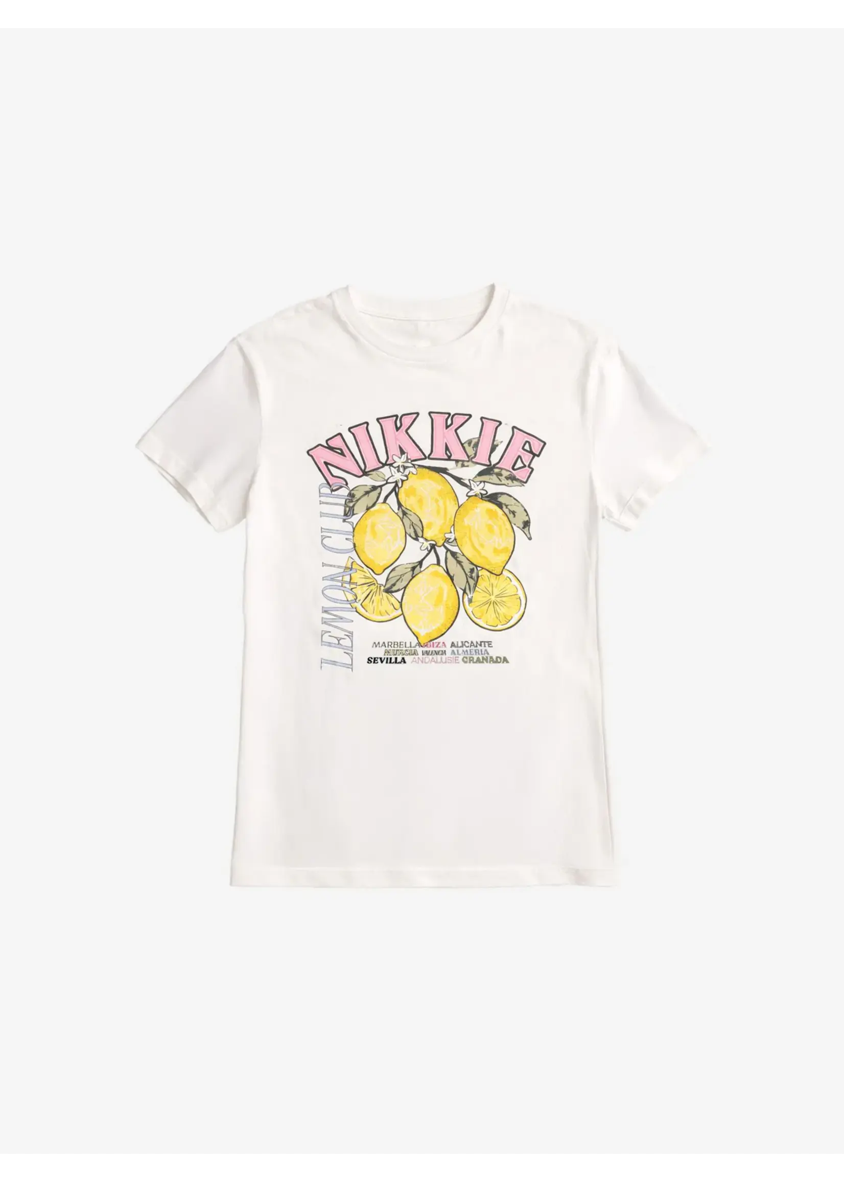 NIKKIE LEMON CLUB TSHIRT STAR WHITE N6-312 2602
