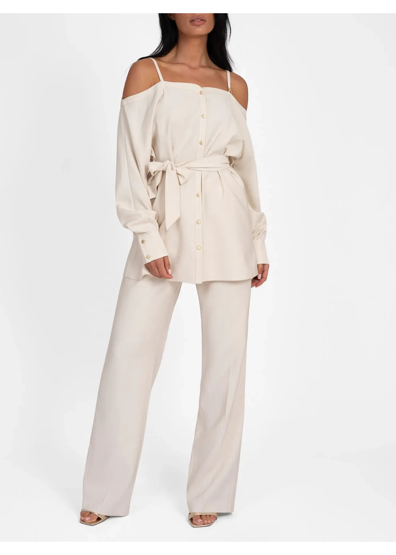 NIKKIE RIVA PANTS CREAM N 2-210 2604/2001