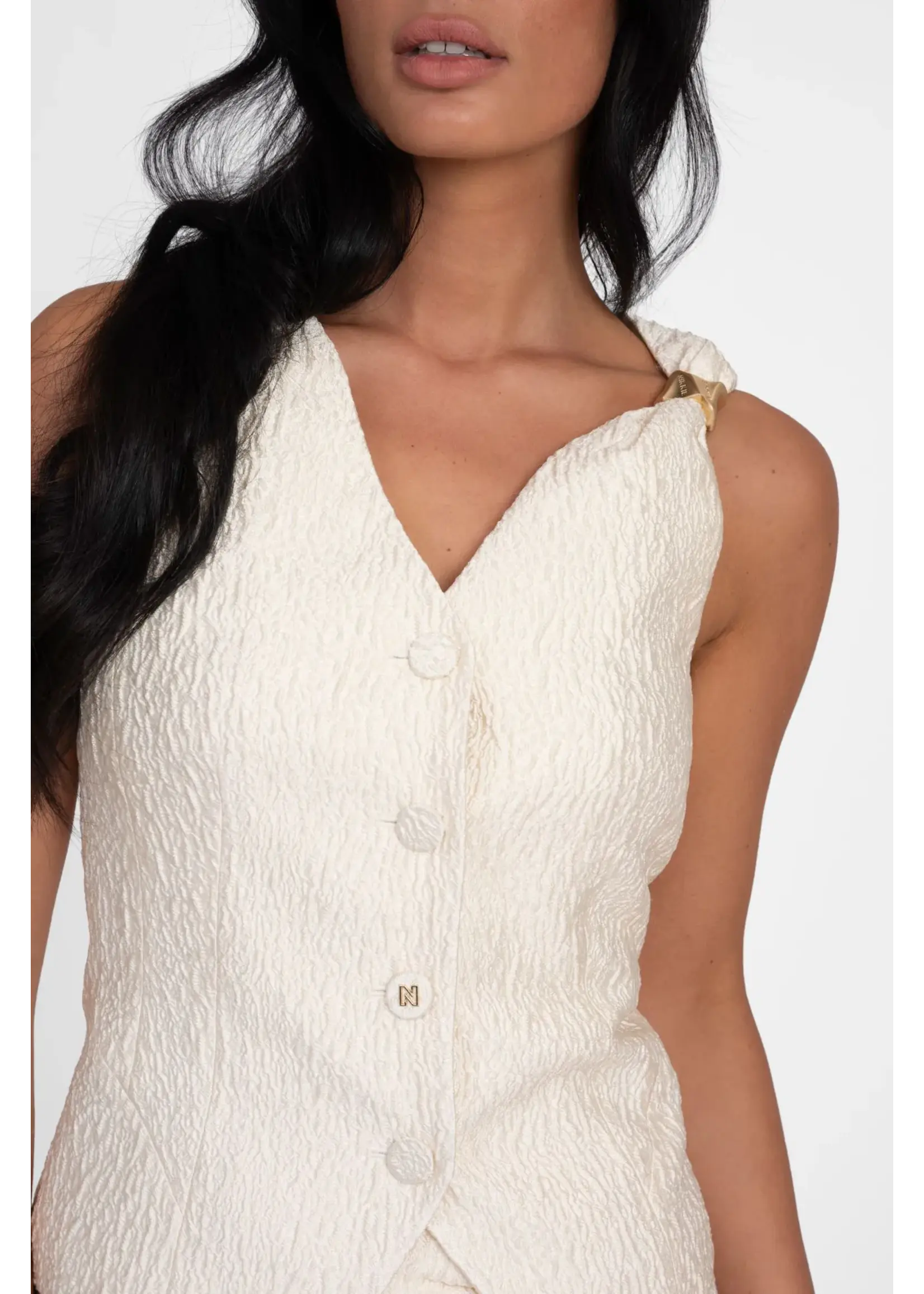 NIKKIE ROSEVILLE WAISTCOAT CREAM N 1-241 2604/2001