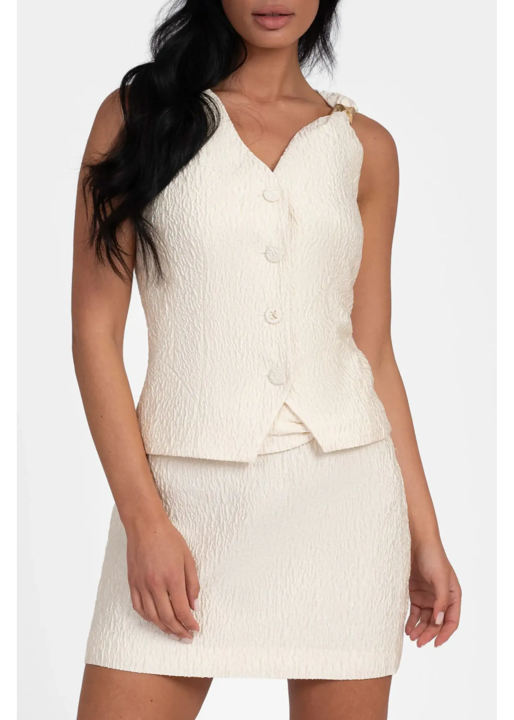 NIKKIE ROSEVILLE WAISTCOAT CREAM N 1-241 2604/2001