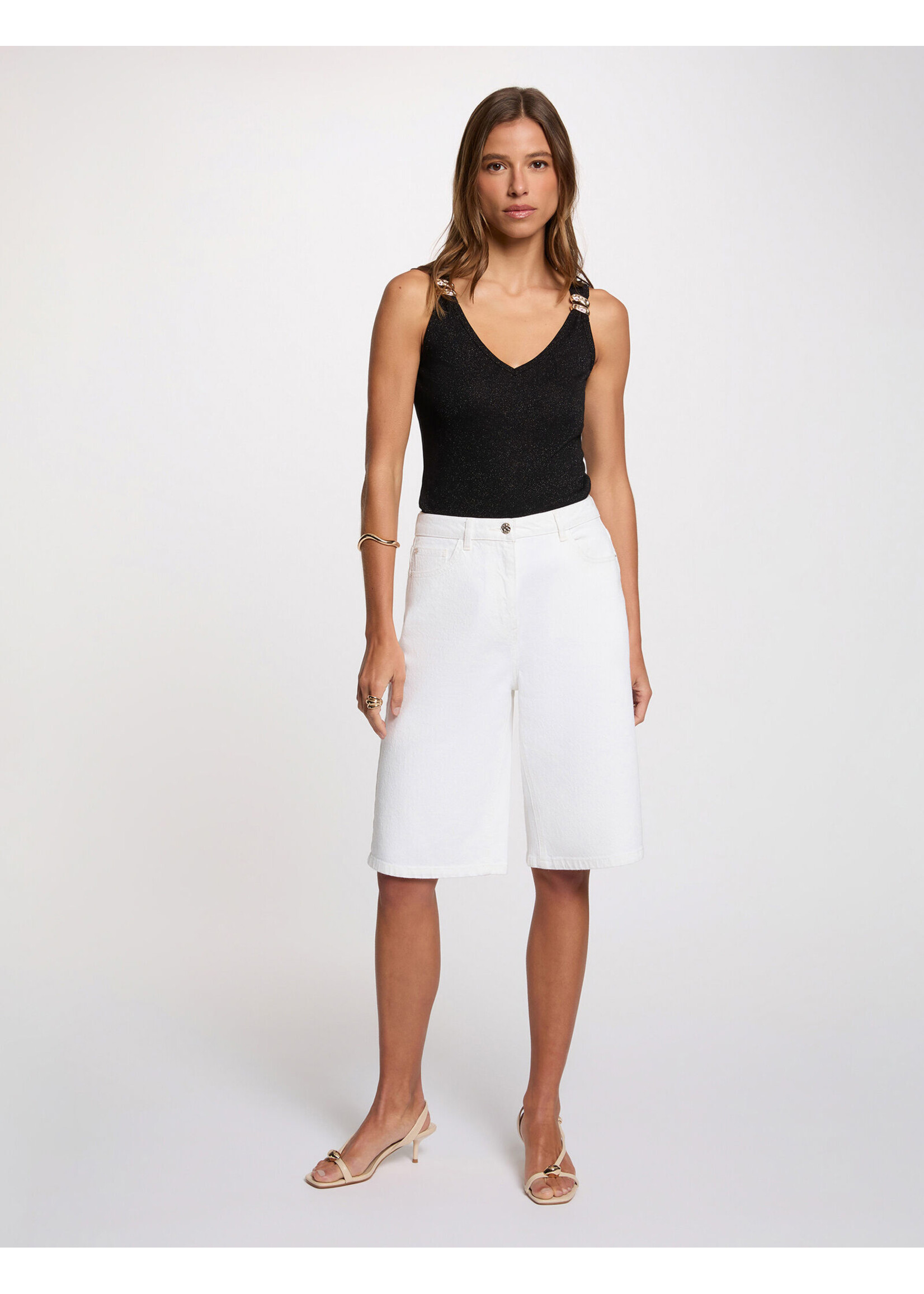 MORGAN TOP BLACK GLITTER 262-DNOEMI